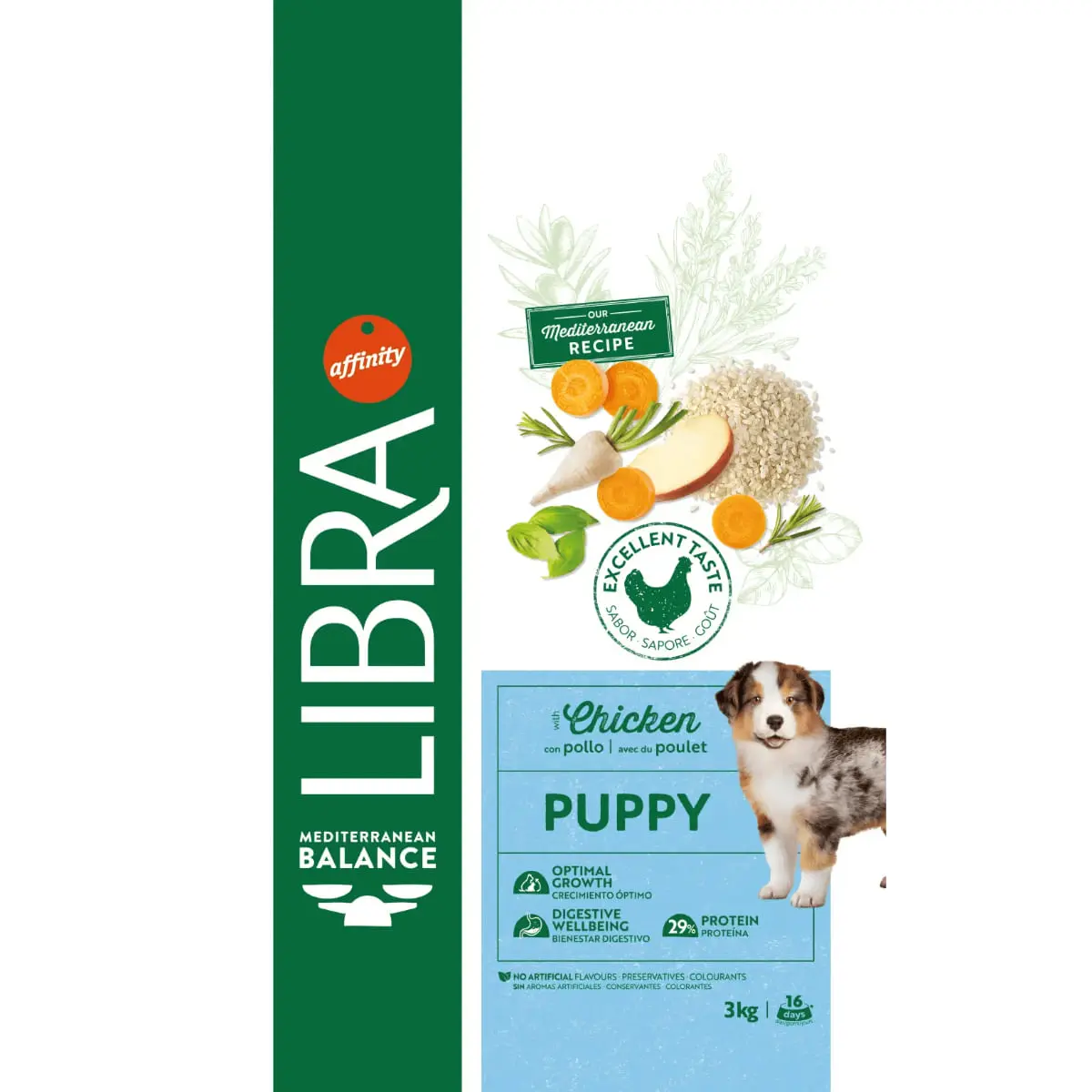 LIBRA Mediterranean Balance Puppy, XS-XL, Pui, hrana uscata caini junior, 12kg - Image 6