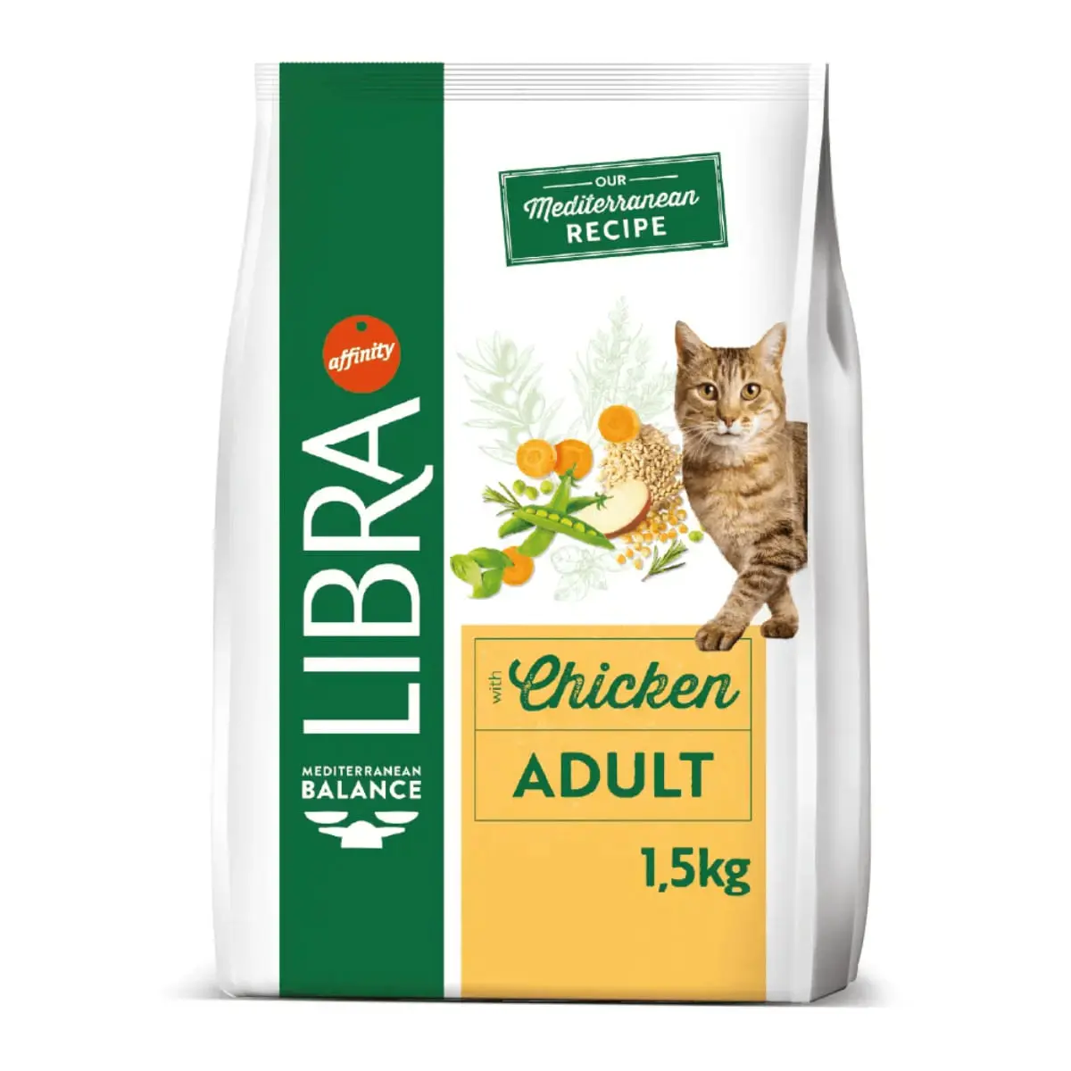 LIBRA Mediterranean Balance, Pui si Fructe, hrana uscata pisici, 12kg - Image 7