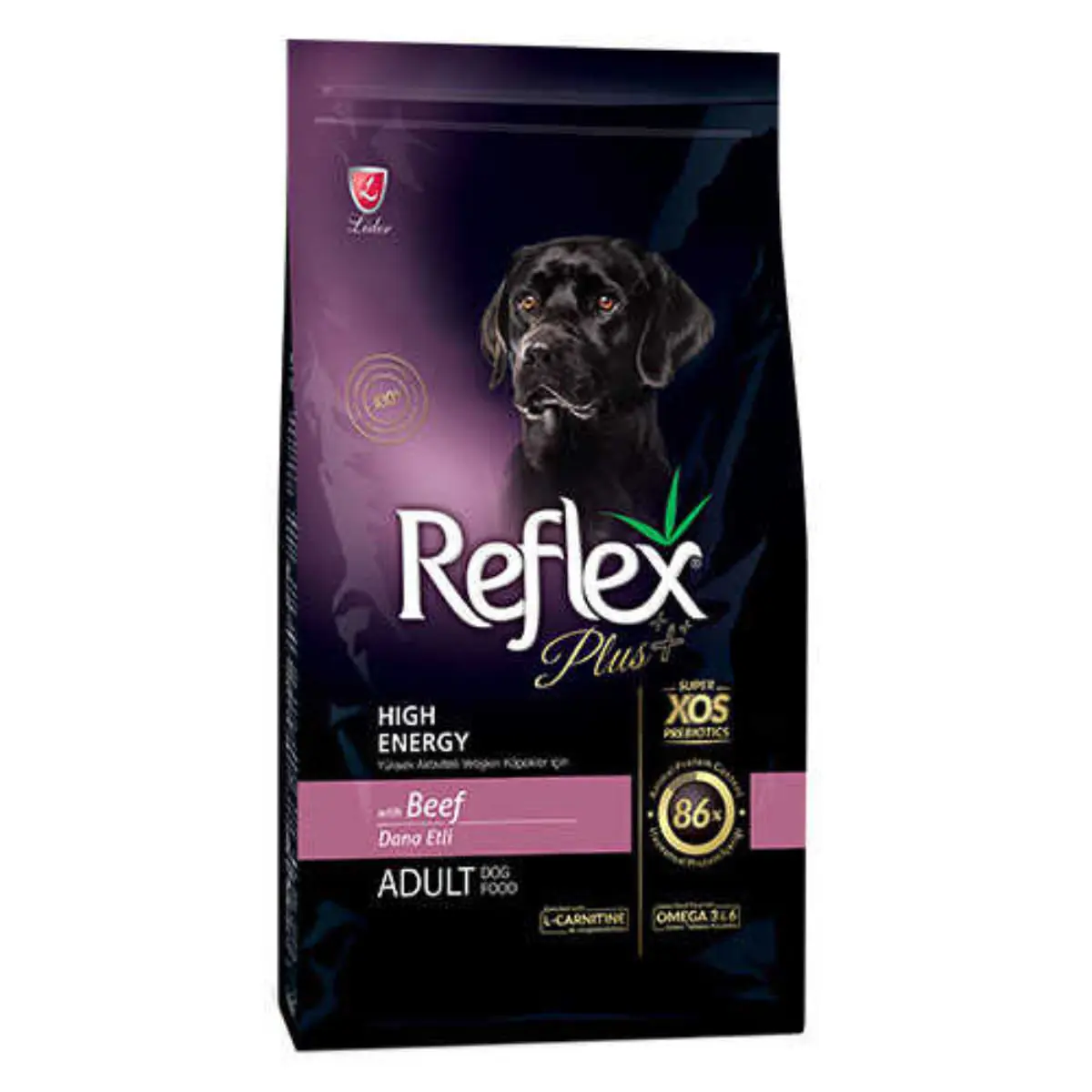 REFLEX Plus High Energy, XS-XL, Vita, hrana uscata caini, activitate intensa, 12kg