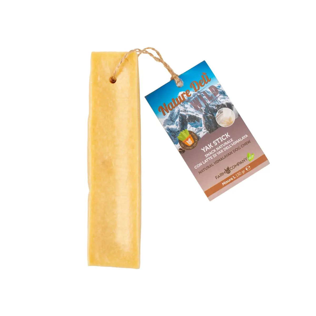 NATUREDELI Baton din Branza de YAK S, Branza, recompense caini, 30g