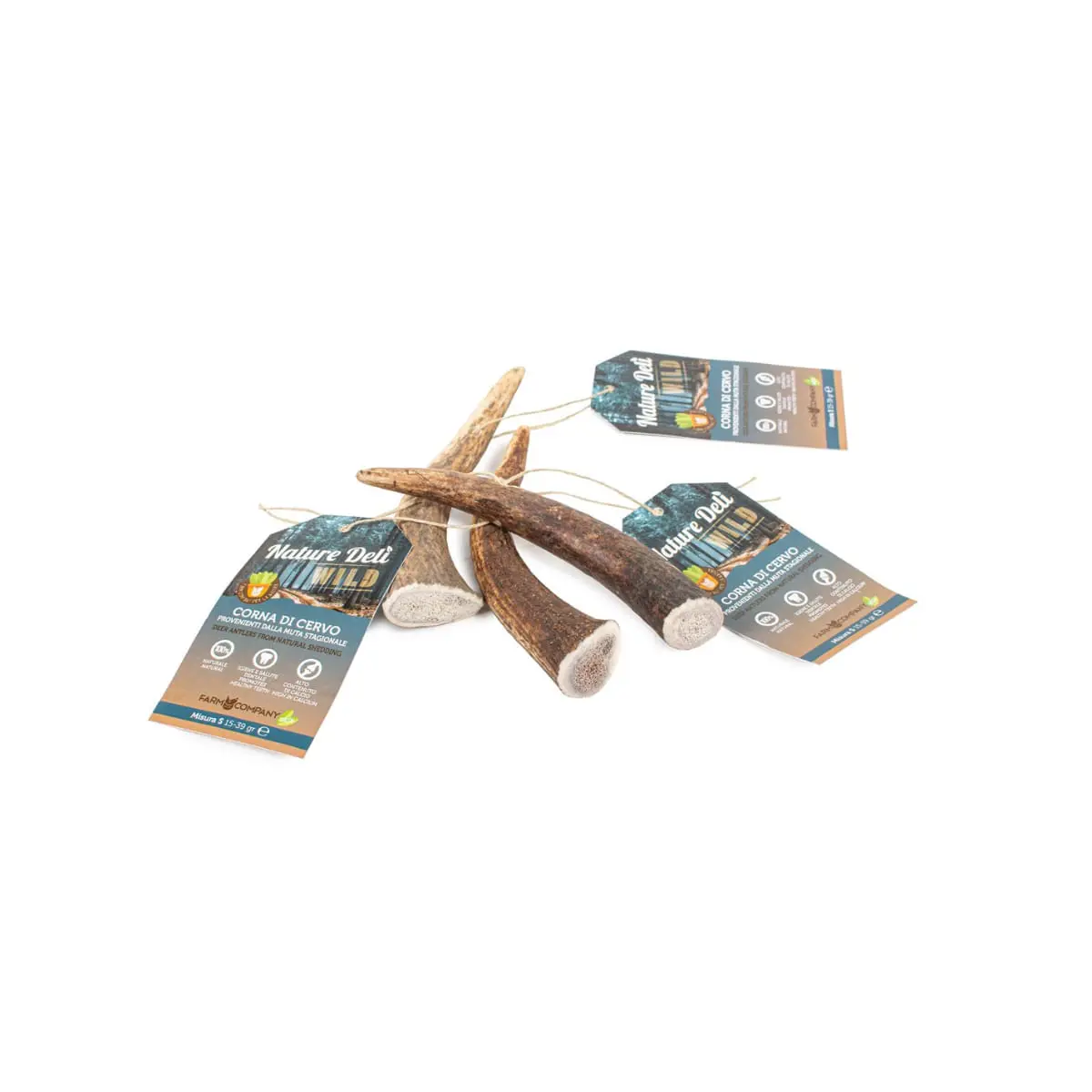 NATUREDELI Corn Natural de Caprior, S, recompense caini, 30g