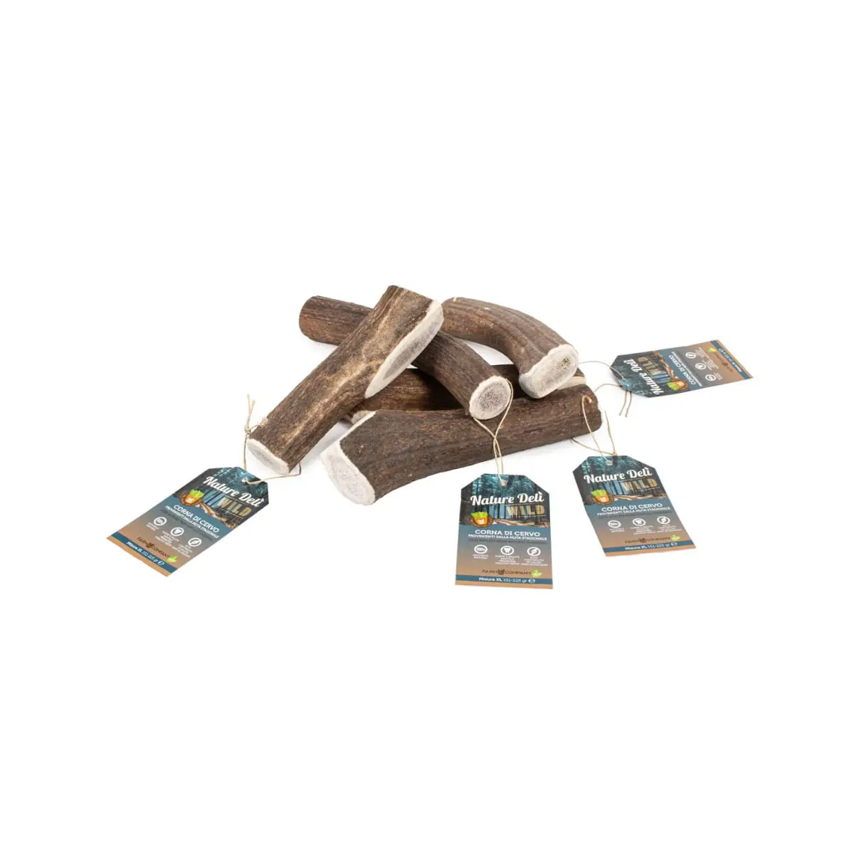 NATUREDELI Corn Natural de Caprior, XL, recompense caini, 200g