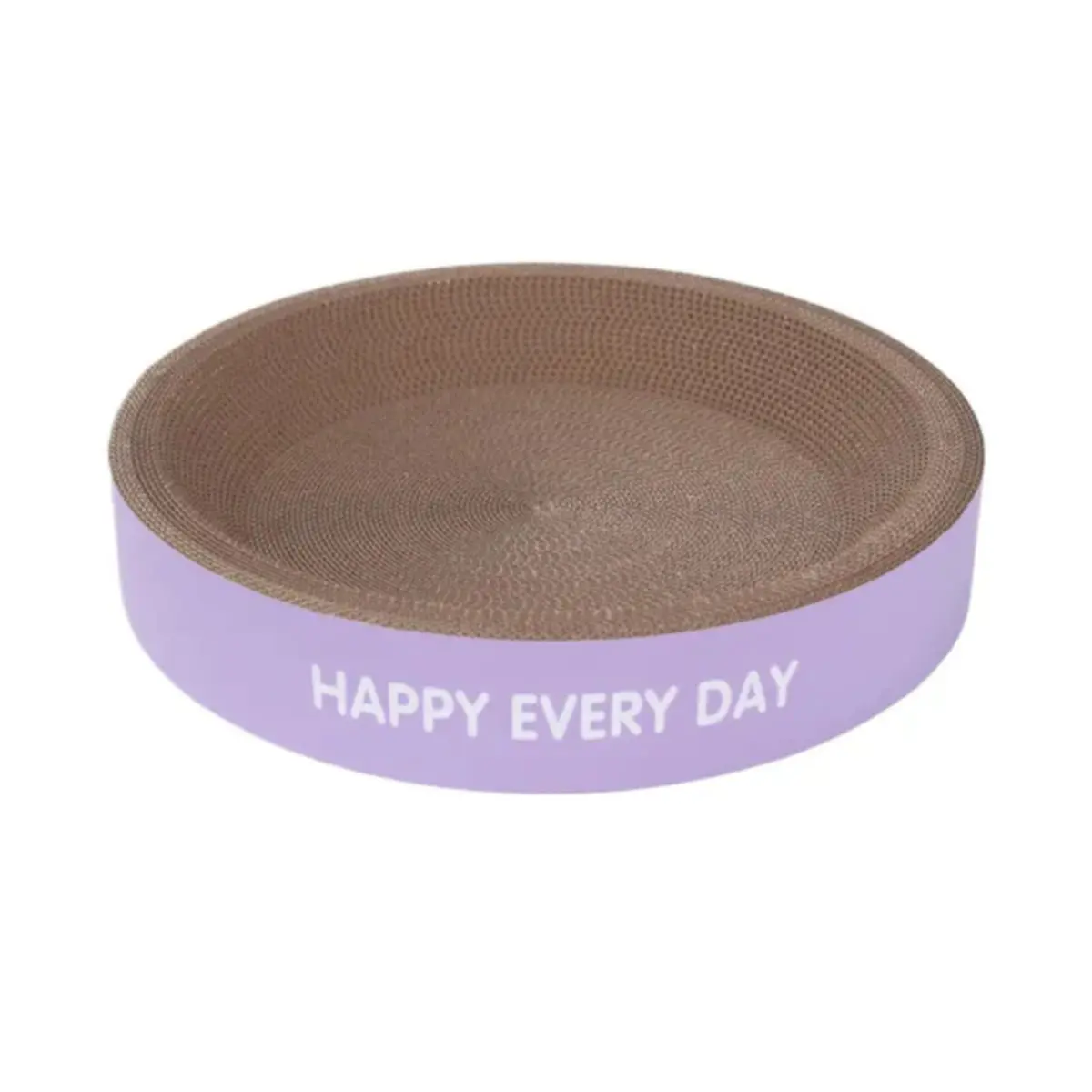 SHAW Patut, scratcher pisici, carton, mov, ⌀45cm