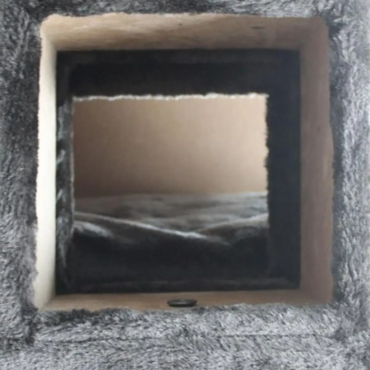 SHAW Zurih, ansamblu de joaca pisici, 7 etaje, 1 casuta, MDF si plus, elemente de zgariat, gri, 55x80x150cm - Image 5