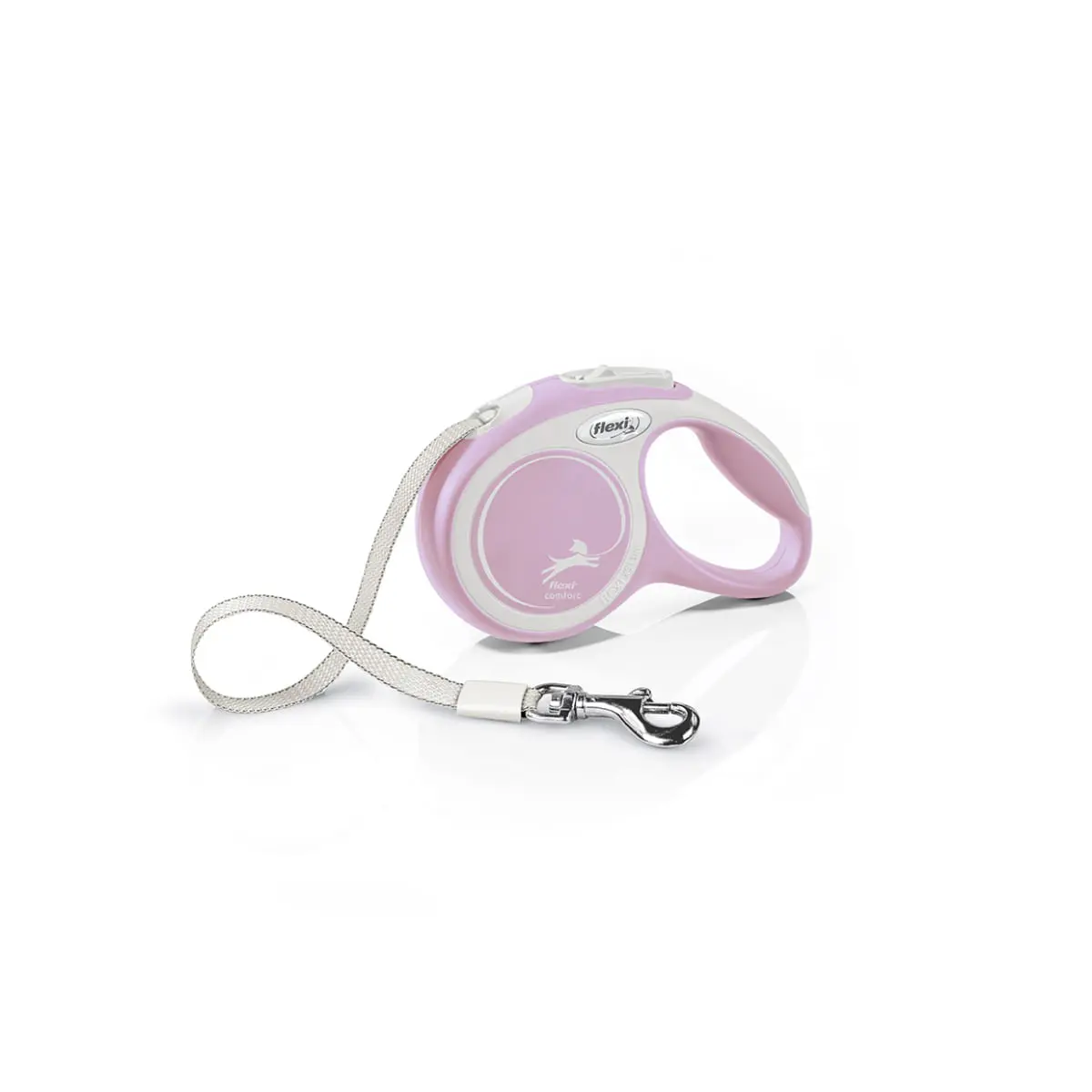 FLEXI Comfort, lesa banda retractabila caini, nylon, roz, XS(12kg, 3m)