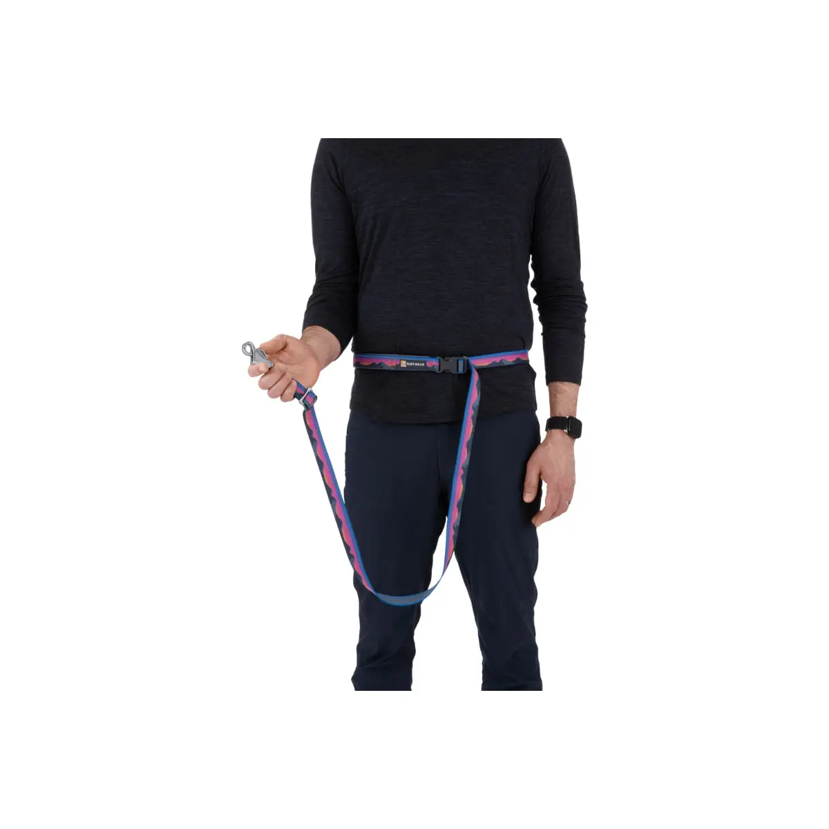 RUFFWEAR Crag, lesa banda hands free sport caini, ajustabila, reflectorizanta RUFFWEAR Crag Alpine Dusk, lesa banda hands free sport caini, ajustabila, reflectorizanta, diverse culori, XS-XL(1.8m  x 2.5cm) - Image 8