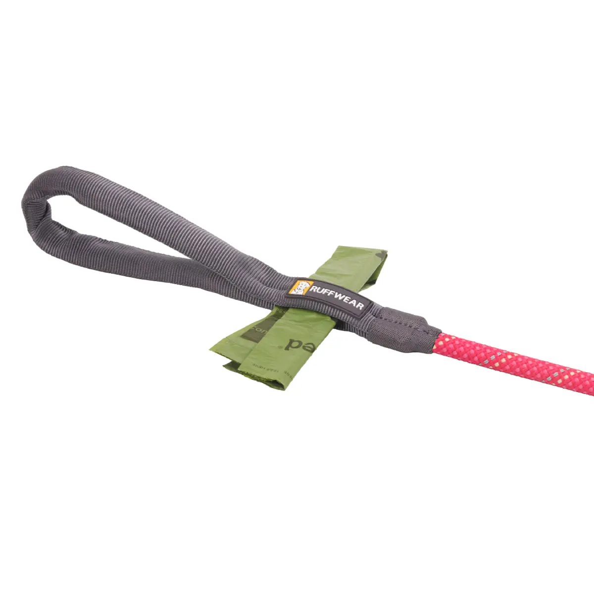 RUFFWEAR Just-a-Cinch, lesa cordelina slip cu limitator caini, reflectorizanta RUFFWEAR Just-a-Cinch Fireweed Pink, lesa cordelina slip cu limitator caini, reflectorizanta, roz, XS-XL(1.5m  x 1.1cm) - Image 5