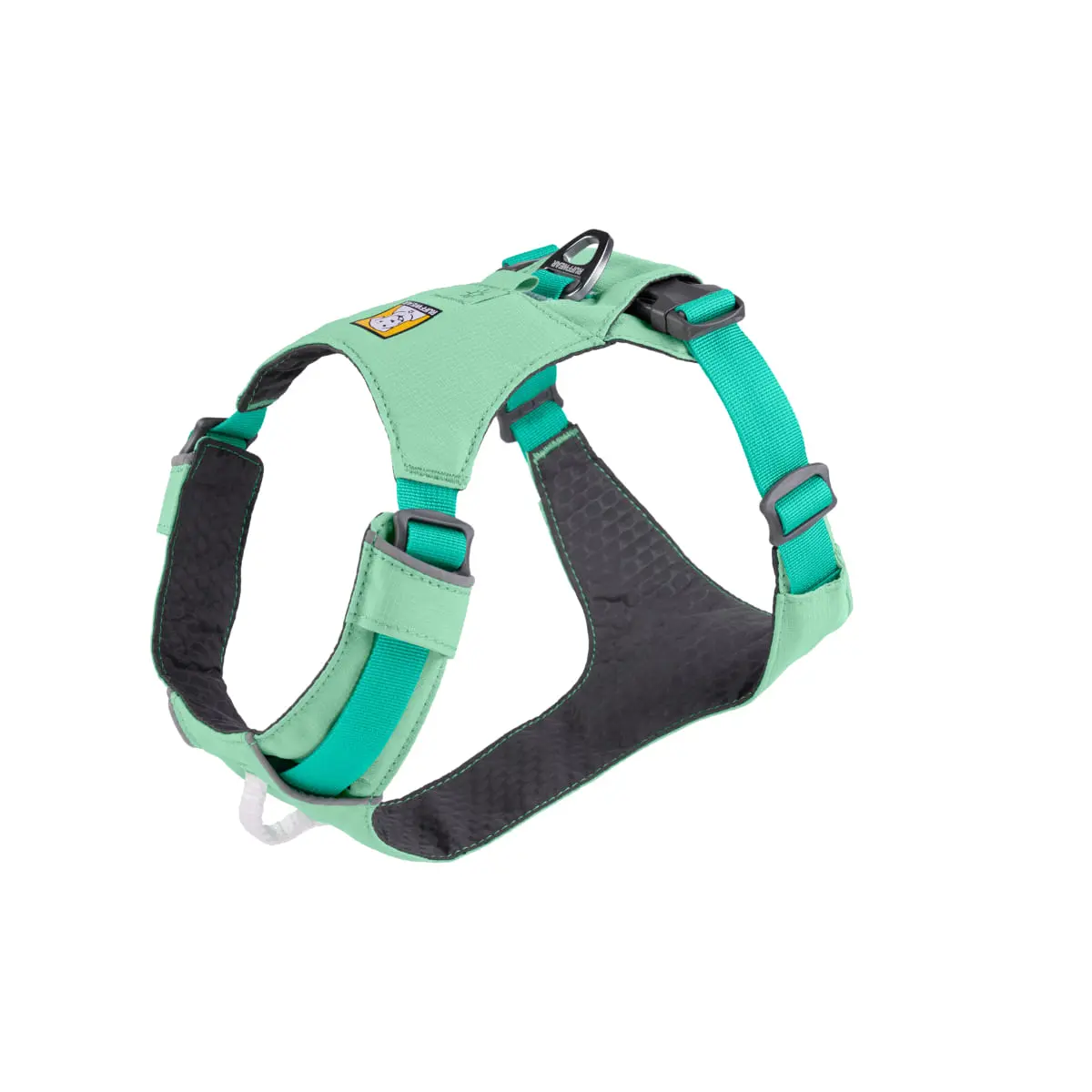 RUFFWEAR Hi & Light, ham prindere dubla(piept&spate) caini, ajustabil, reflectorizant RUFFWEAR Hi & Light Sage Green, ham prindere dubla(piept&spate) caini, ajustabil, reflectorizant, verde, M(69-81cm) - Image 4