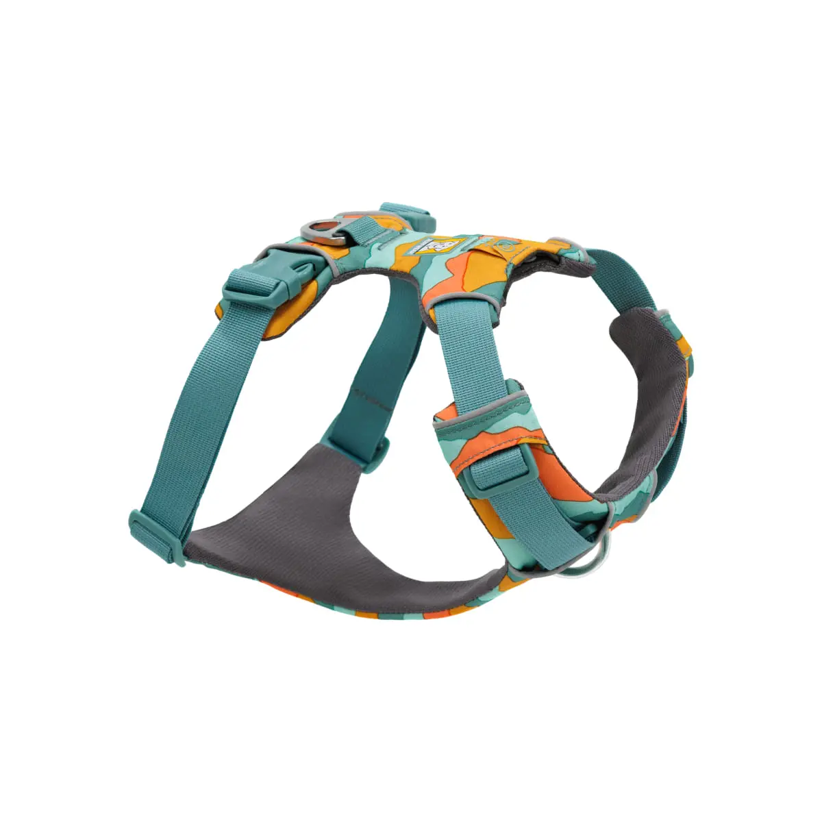 RUFFWEAR Front Rage, ham prindere dubla(piept&spate) dresaj caini, ajustabil, reflectorizant RUFFWEAR Front Rage Spring Mountains, ham prindere dubla(piept&spate) dresaj caini, ajustabil, reflectorizant, verde si portocaliu, XS(33-43cm)