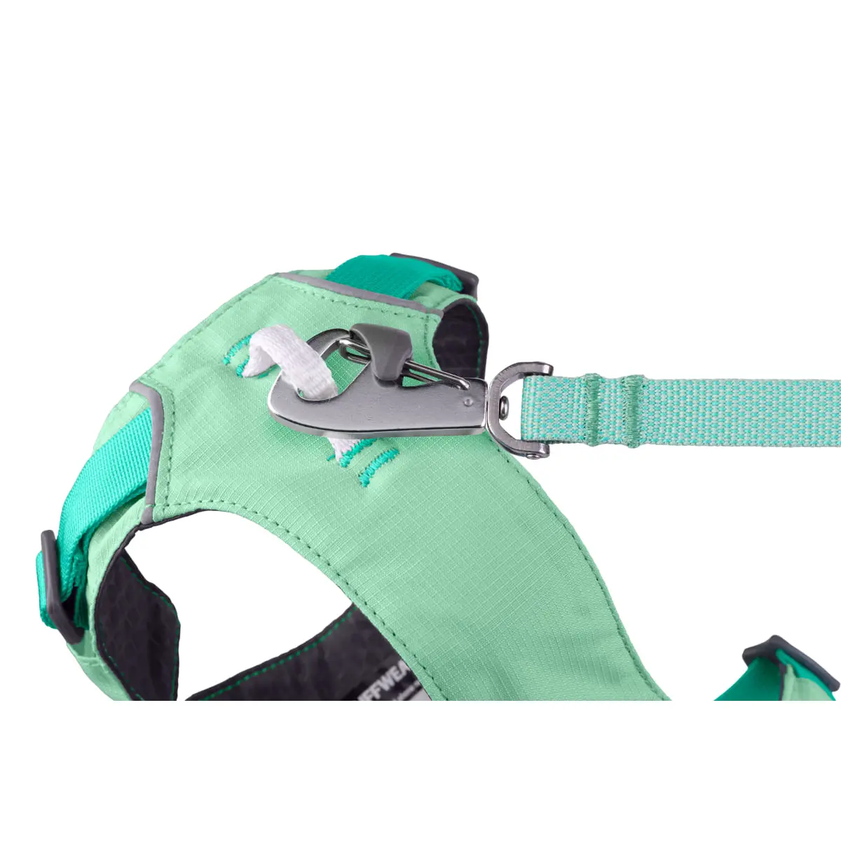 RUFFWEAR Hi & Light, ham prindere dubla(piept&spate) caini, ajustabil, reflectorizant RUFFWEAR Hi & Light Sage Green, ham prindere dubla(piept&spate) caini, ajustabil, reflectorizant, verde, M(69-81cm) - Image 7