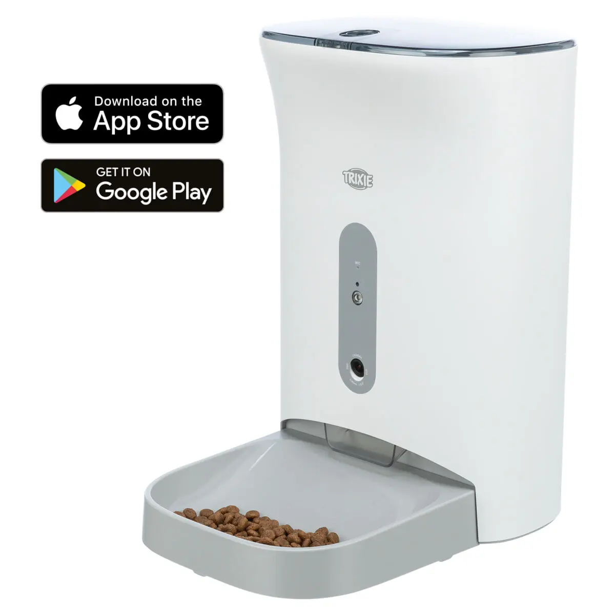 TRIXIE Smart TX820, hranitor automat caini, 1 bol patrat, programabil, aplicatie mobila, plastic TRIXIE Smart TX820, hranitor automat caini si pisici, 1 bol patrat, programabil, aplicatie mobila, plastic, alb si gri, XS-S(4.5l, ⌀1.5cm, 38x19cm) - Image 2