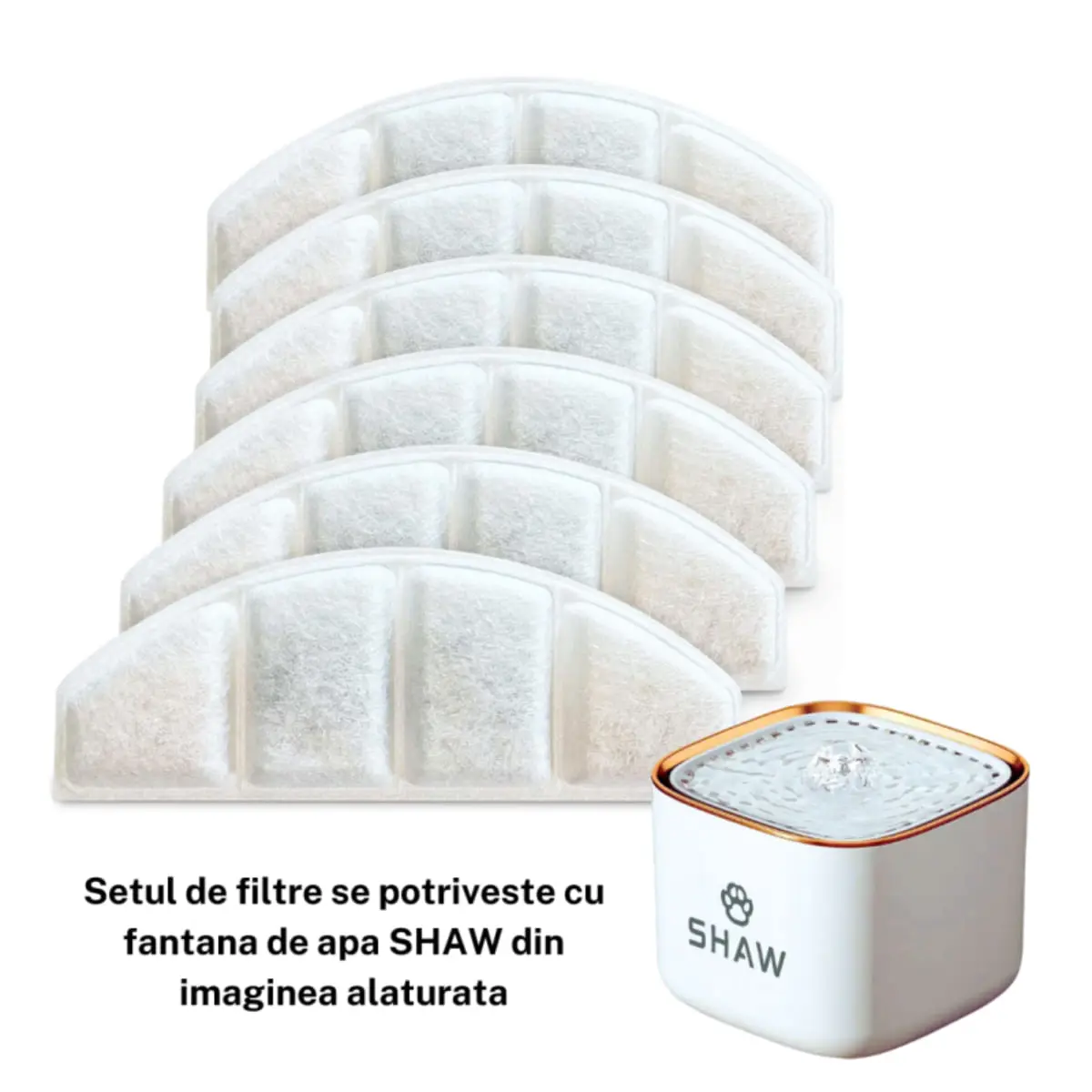 SHAW, filtre fantana, 6buc