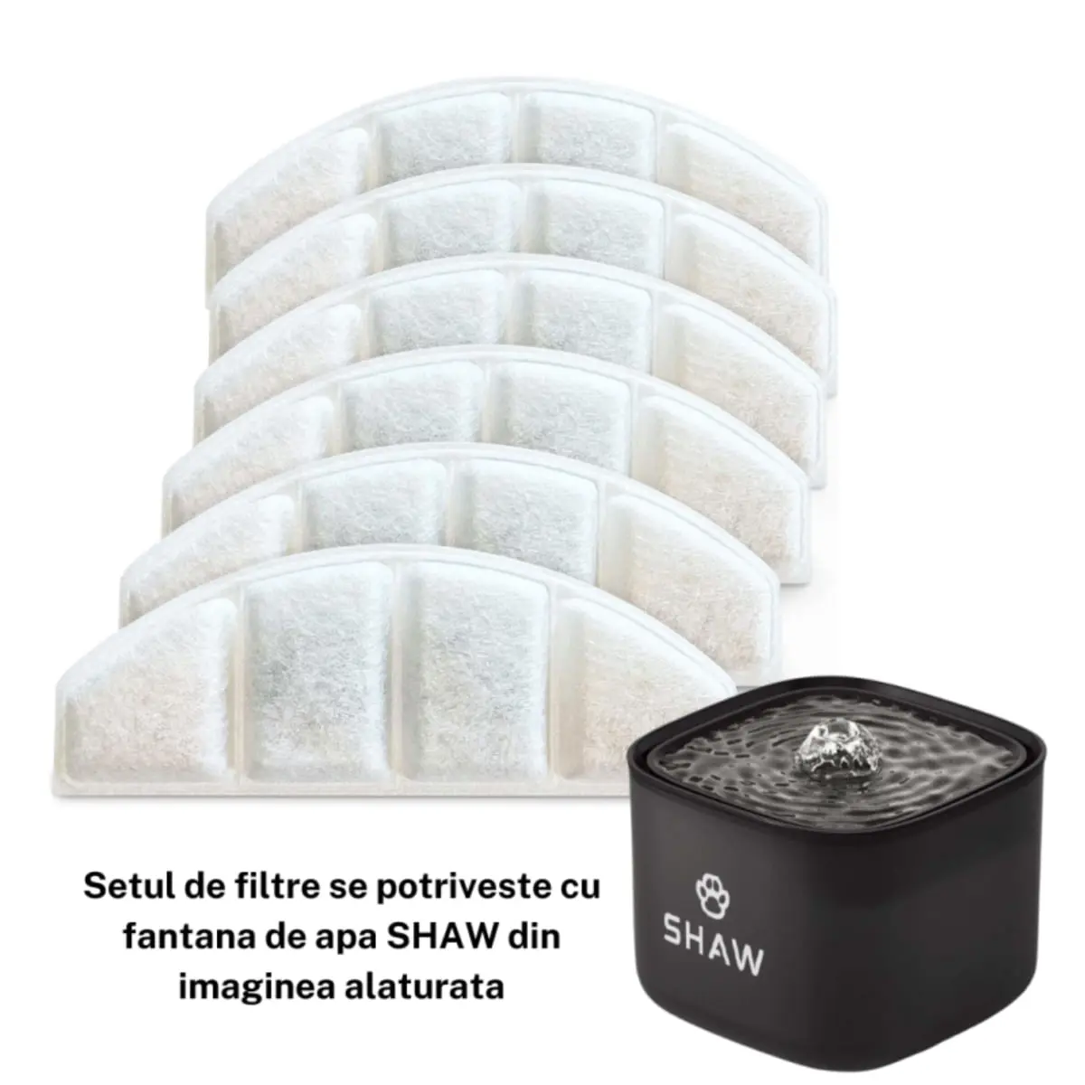 SHAW, filtre fantana, 6buc - Image 3