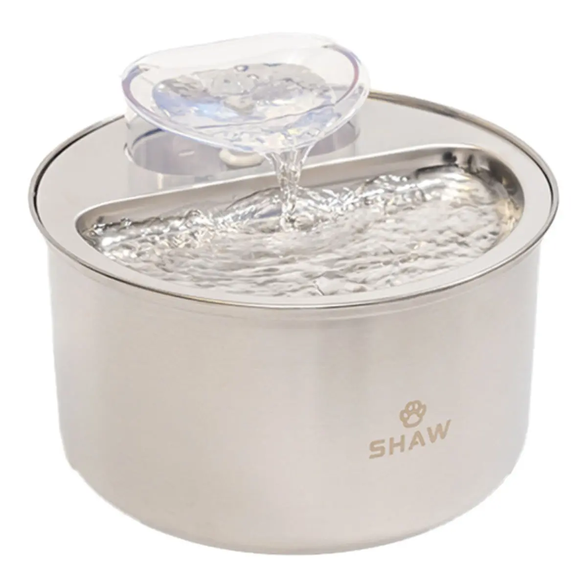 SHAW Clasic 9, fantana caini, rotunda, inox SHAW Clasic 9, fantana caini si pisici, rotunda, inox, argintiu, XS-M(4l) - Image 3
