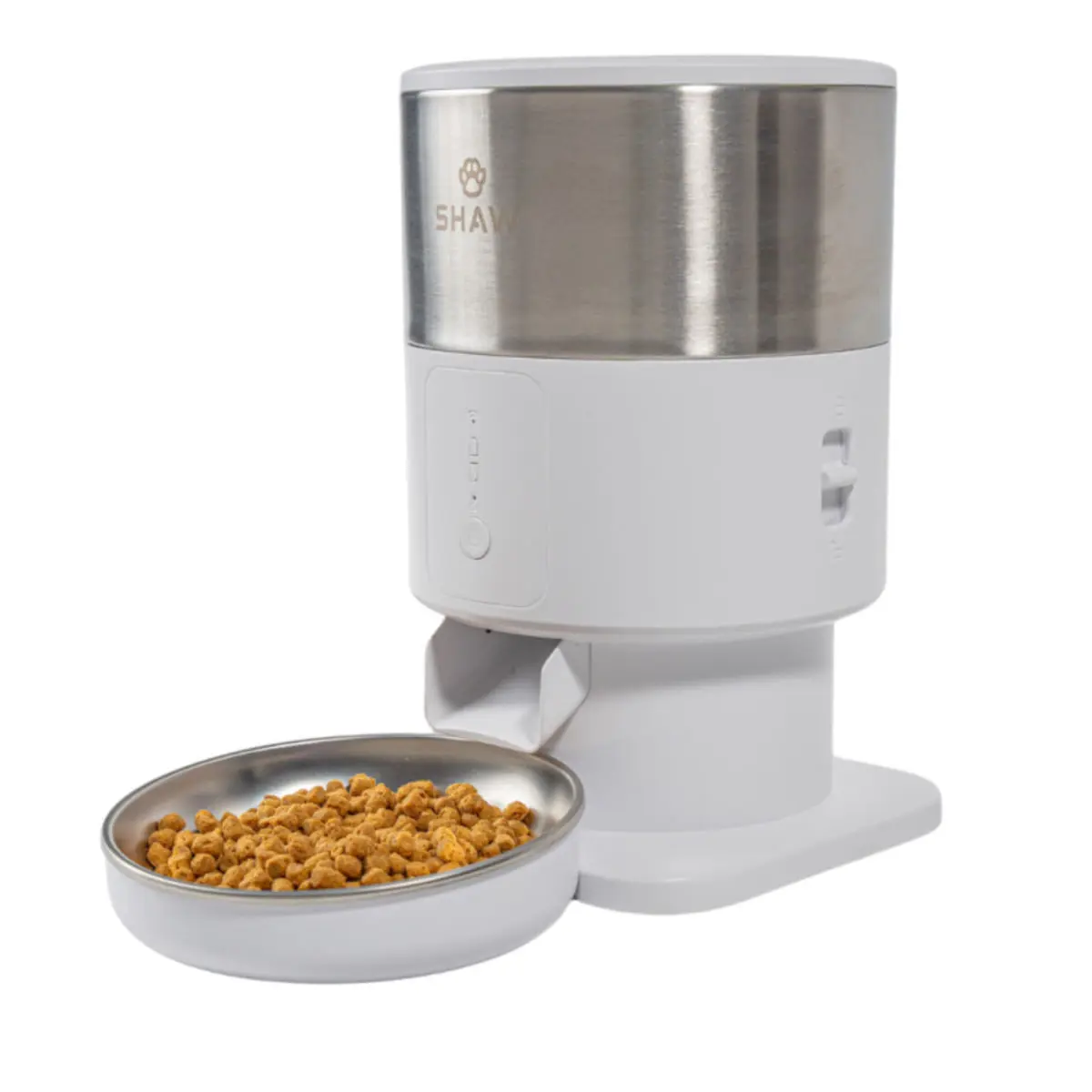 SHAW PRO V3 Mini, hranitor automat caini, 1 bol rotund, programabil, aplicatie mobila, PVC SHAW PRO V3 Mini, hranitor automat caini si pisici, 1 bol rotund, programabil, aplicatie mobila, PVC, alb, XS-S(2l) - Image 3