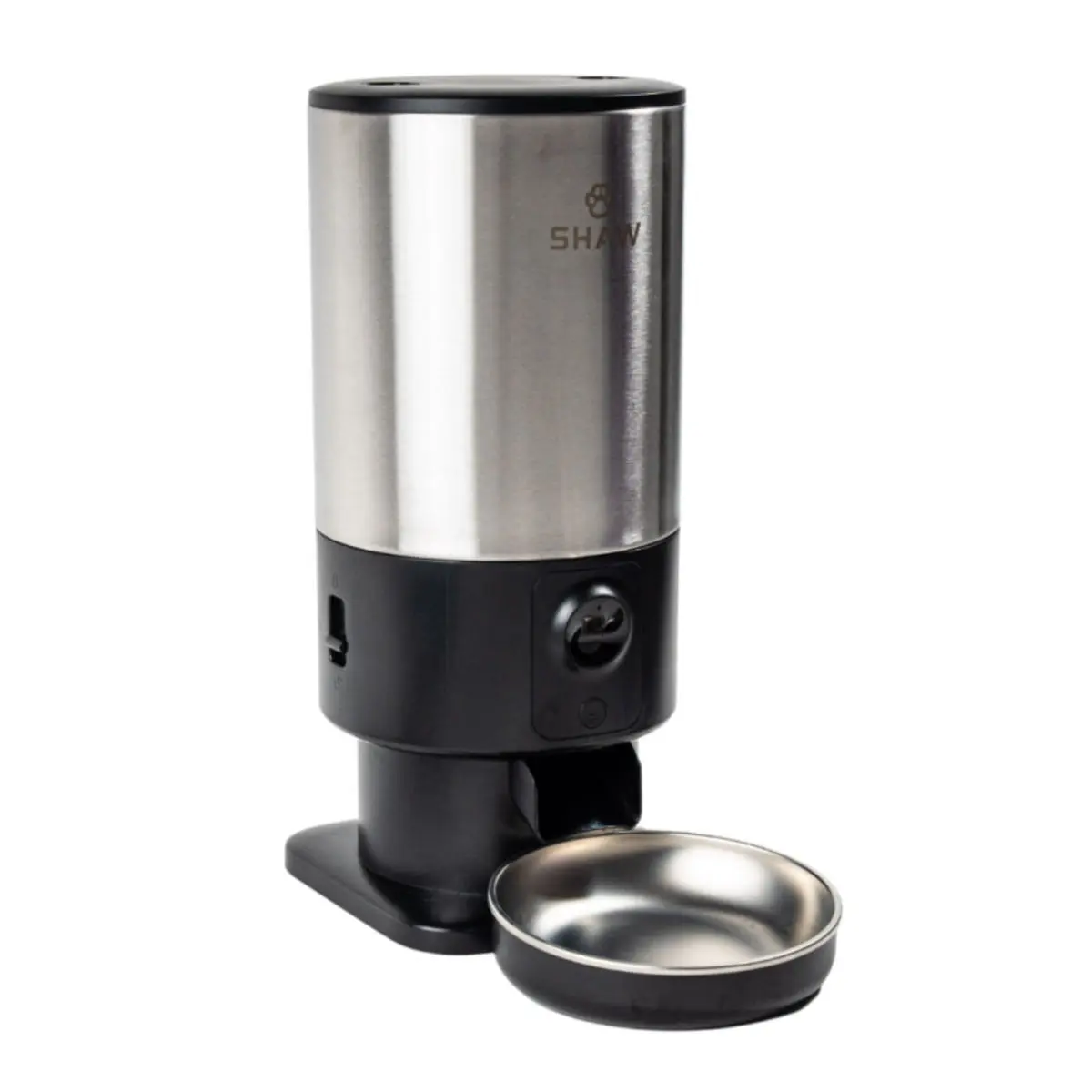 SHAW Smart PRO V3, hranitor automat caini, 1 bol rotund, programabil, aplicatie mobila, PVC SHAW Smart PRO V3, hranitor automat caini si pisici, 1 bol rotund, programabil, aplicatie mobila, PVC, negru, XS-S(5l) - Image 4