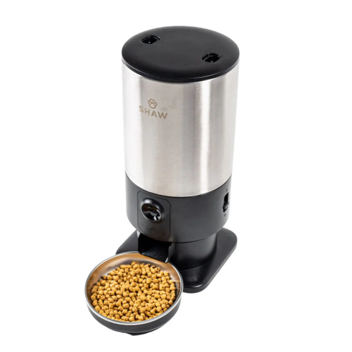 SHAW Smart PRO V3, hranitor automat caini, 1 bol rotund, programabil, aplicatie mobila, PVC SHAW Smart PRO V3, hranitor automat caini si pisici, 1 bol rotund, programabil, aplicatie mobila, PVC, negru, XS-S(5l) - Image 5