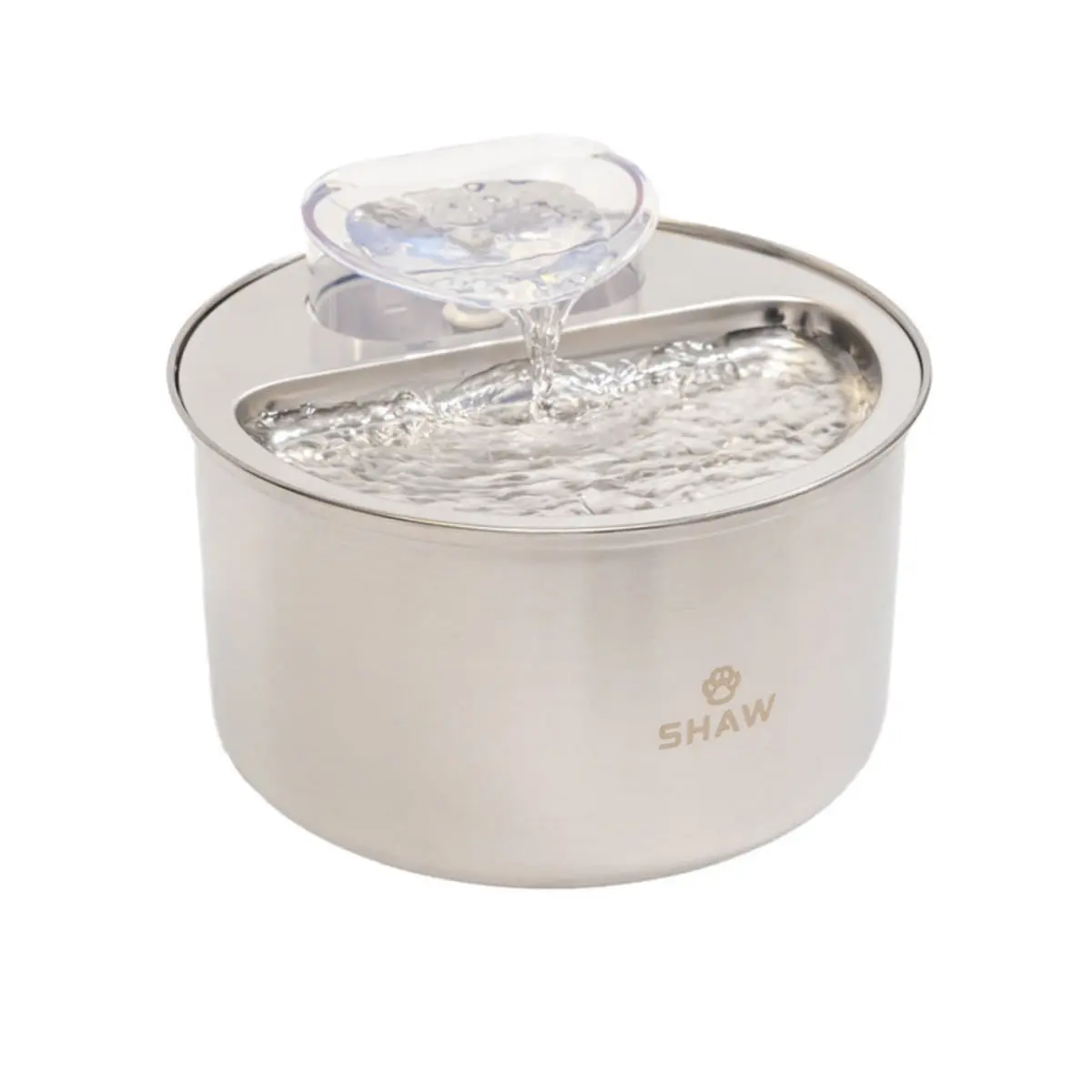 SHAW Clasic 9, fantana caini, rotunda, inox SHAW Clasic 9, fantana caini si pisici, rotunda, inox, argintiu, XS-M(4l) - Image 7