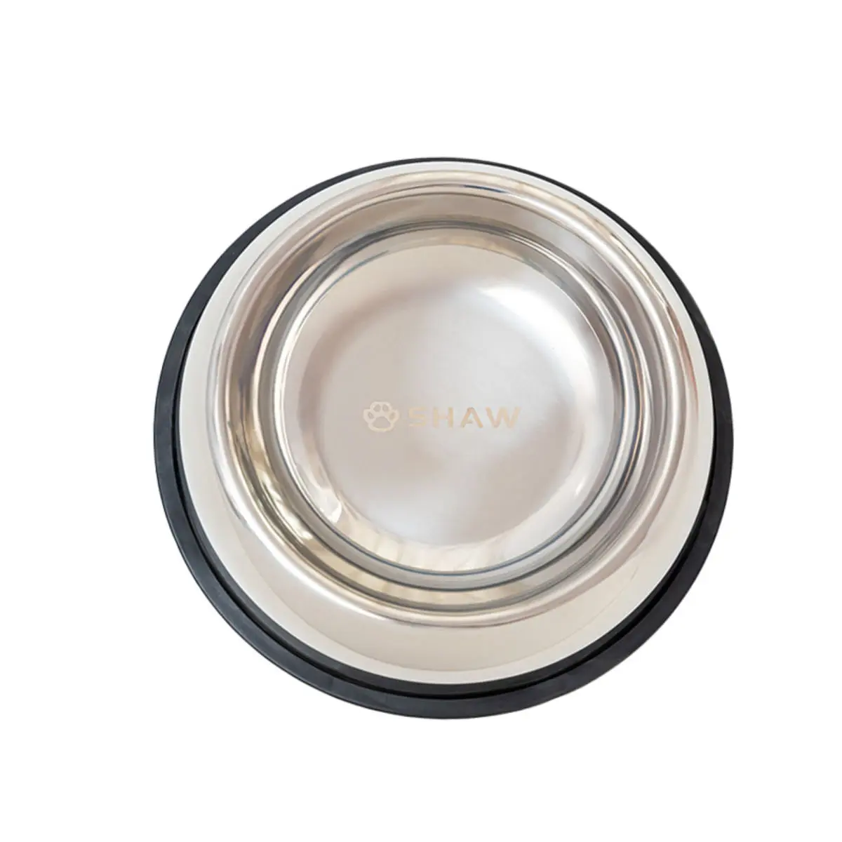 SHAW, castron caini, rotund, antiderapant, inox, argintiu, S-L(⌀26cm) - Image 4