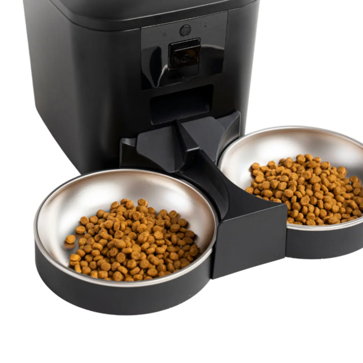 SHAW Smart, hranitor automat caini, 2 boluri rotunde, programabil, aplicatie mobila, PVC SHAW Smart, hranitor automat caini si pisici, 2 boluri rotunde, programabil, aplicatie mobila, PVC, negru, XS-S(7l) - Image 8