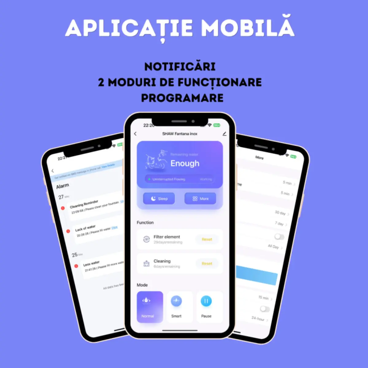 SHAW Clasic 8, fantana caini, patrat, aplicatie mobila, inox SHAW Clasic 8, fantana caini si pisici, patrat, aplicatie mobila, inox, argintiu, XS-M(4l) - Image 8