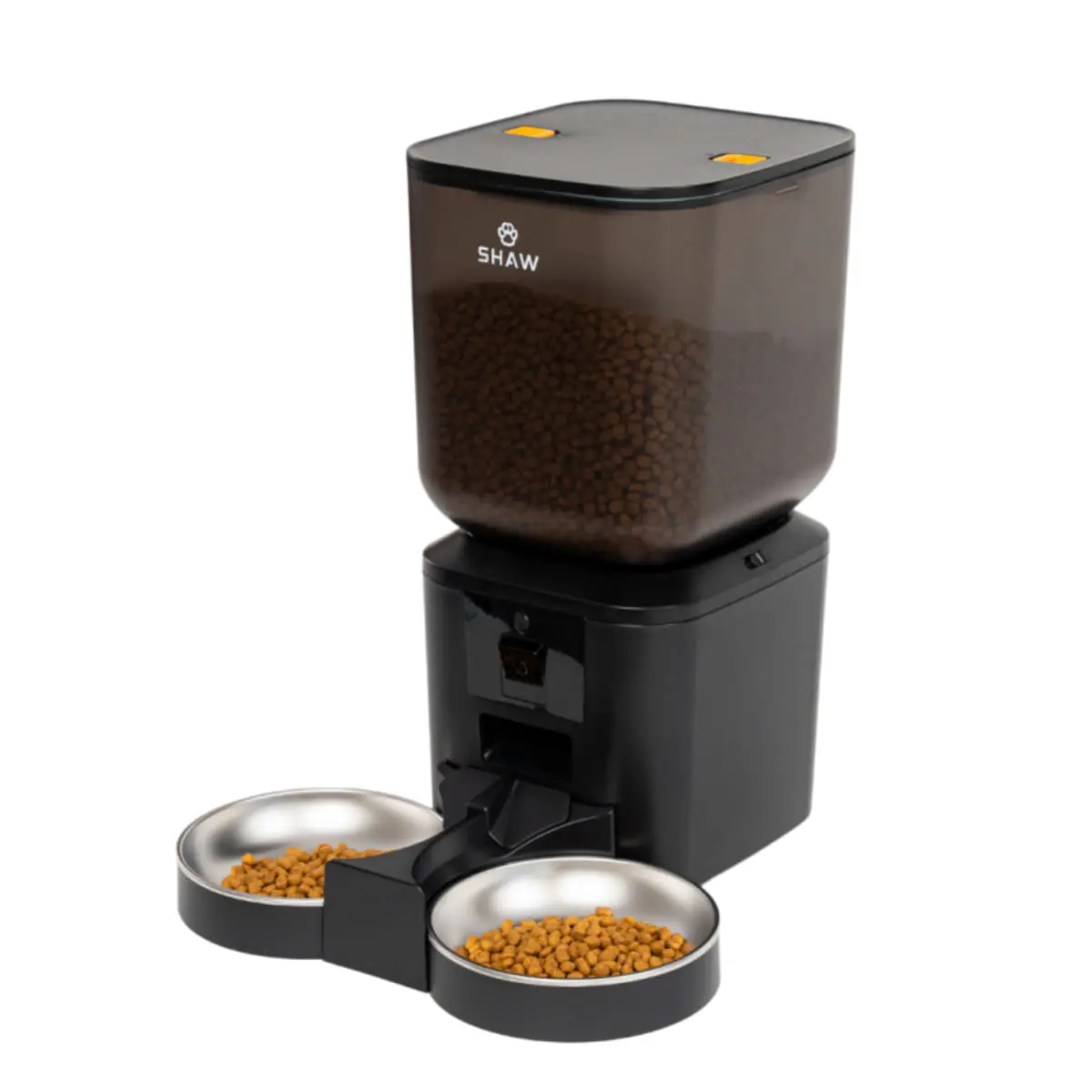 SHAW Smart, hranitor automat caini, 2 boluri rotunde, programabil, aplicatie mobila, PVC SHAW Smart, hranitor automat caini si pisici, 2 boluri rotunde, programabil, aplicatie mobila, PVC, negru, XS-S(7l) - Image 9