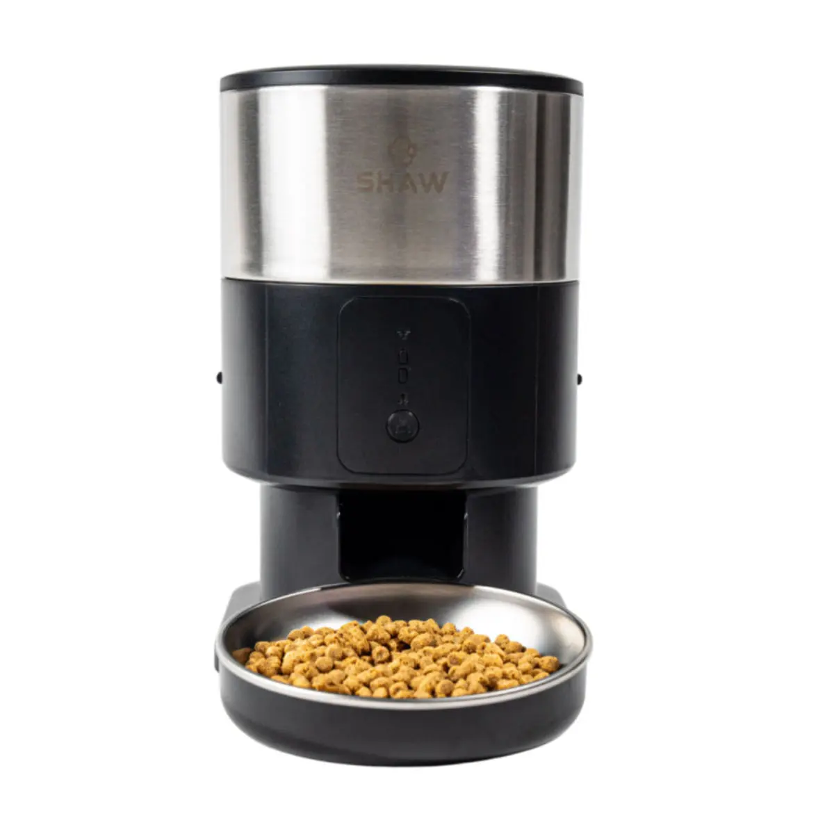 SHAW PRO V3 Mini, hranitor automat caini, 1 bol rotund, programabil, aplicatie mobila, PVC SHAW PRO V3 Mini, hranitor automat caini si pisici, 1 bol rotund, programabil, aplicatie mobila, PVC, negru, XS-S(2l) - Image 5