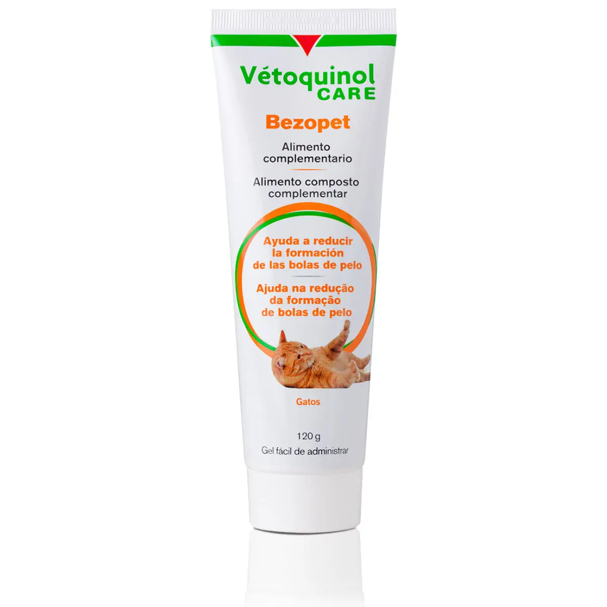 VETOQUINOL Benzo-Pet, supliment sistem digestiv, limitarea ghemurilor de blana pisici, gel VETOQUINOL Benzo-Pet, supliment sistem digestiv, limitarea ghemurilor de blana pisici, flacon, 120g gel - Image 2