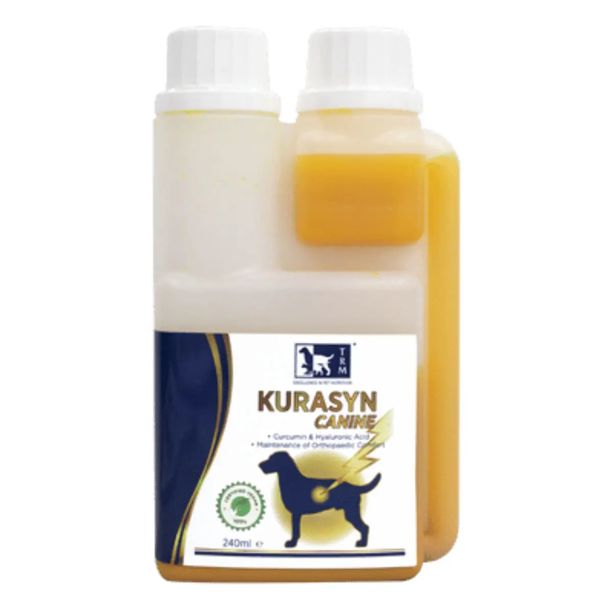 TRM Kurasyn, supliment sistem articular caini, suspensie orala TRM Kurasyn, XS-XL, supliment sistem articular caini, flacon, 240ml suspensie orala