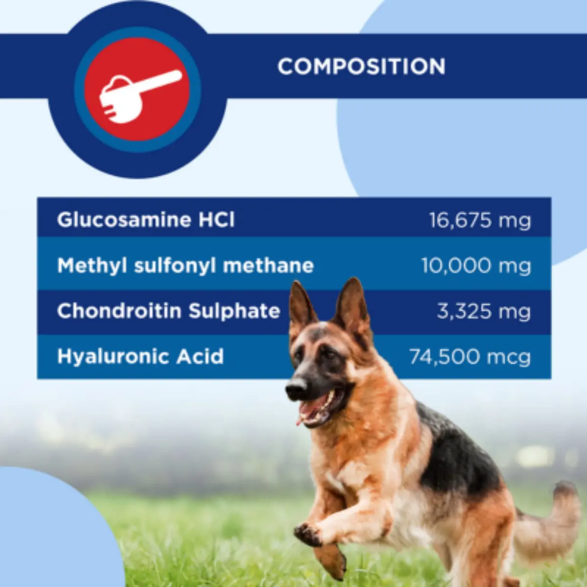 TRM Stride Plus, supliment sistem articular caini, suspensie orala TRM Stride Plus, XS-XL, supliment sistem articular caini, flacon, 500ml suspensie orala - Image 7