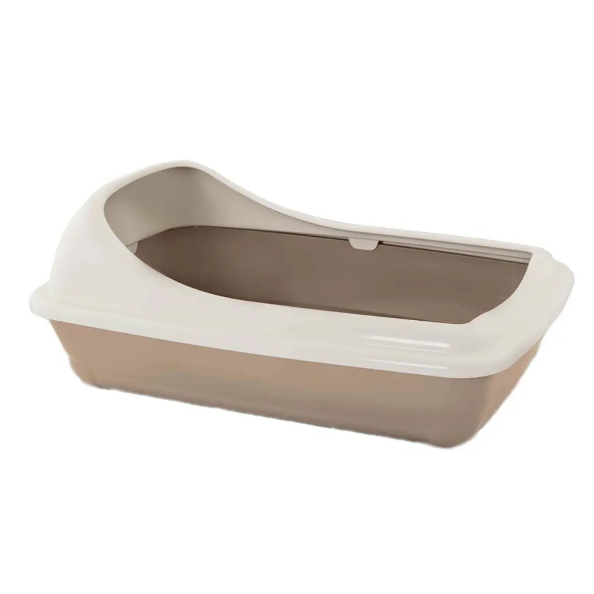 MP BERGAMO Birba Medium, litiera pisici, cu rama, roz, 46x35x18 cm - Image 2