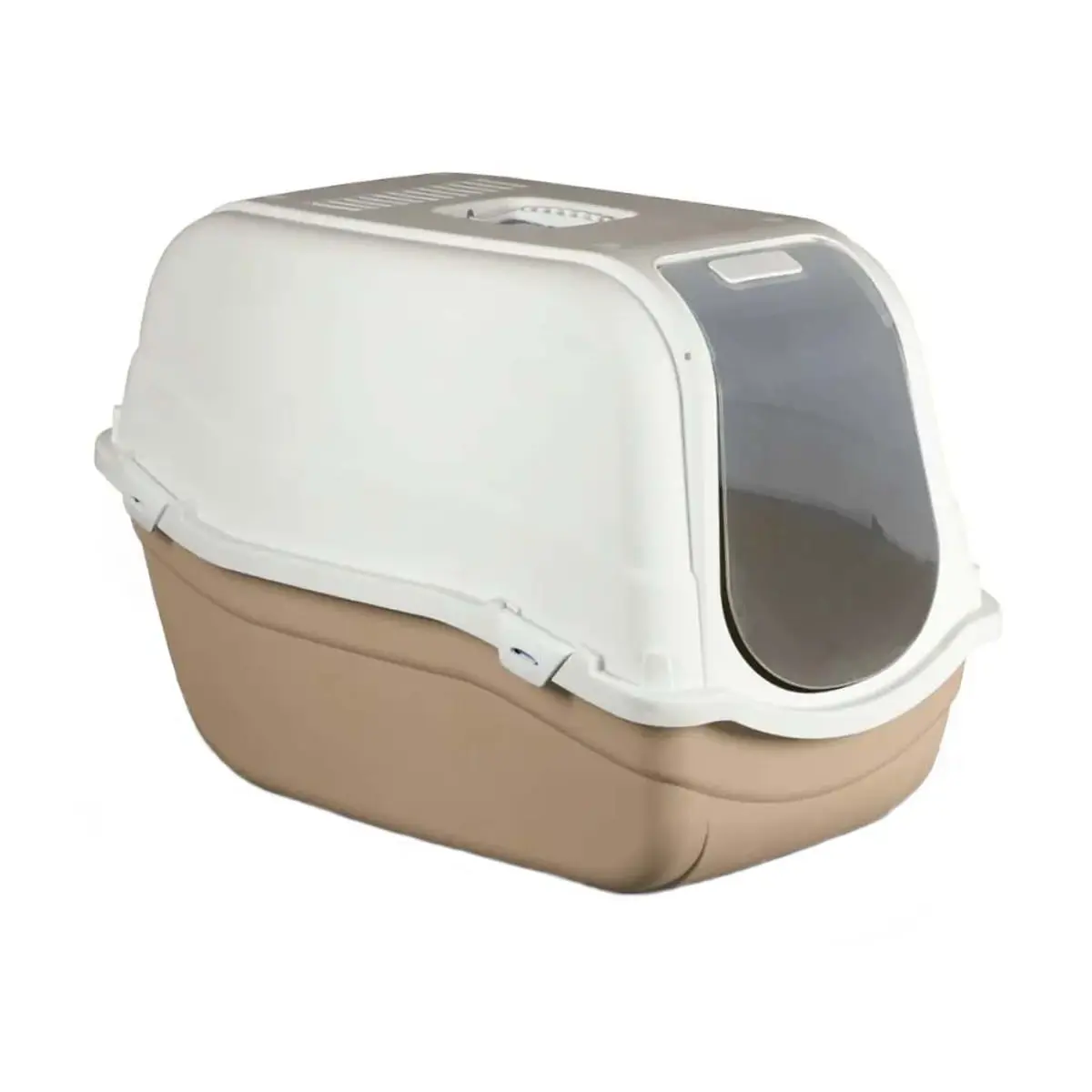 MP BERGAMO Romeo Maxi, litiera acoperita pisici, roz, 44x64x46 cm - Image 2