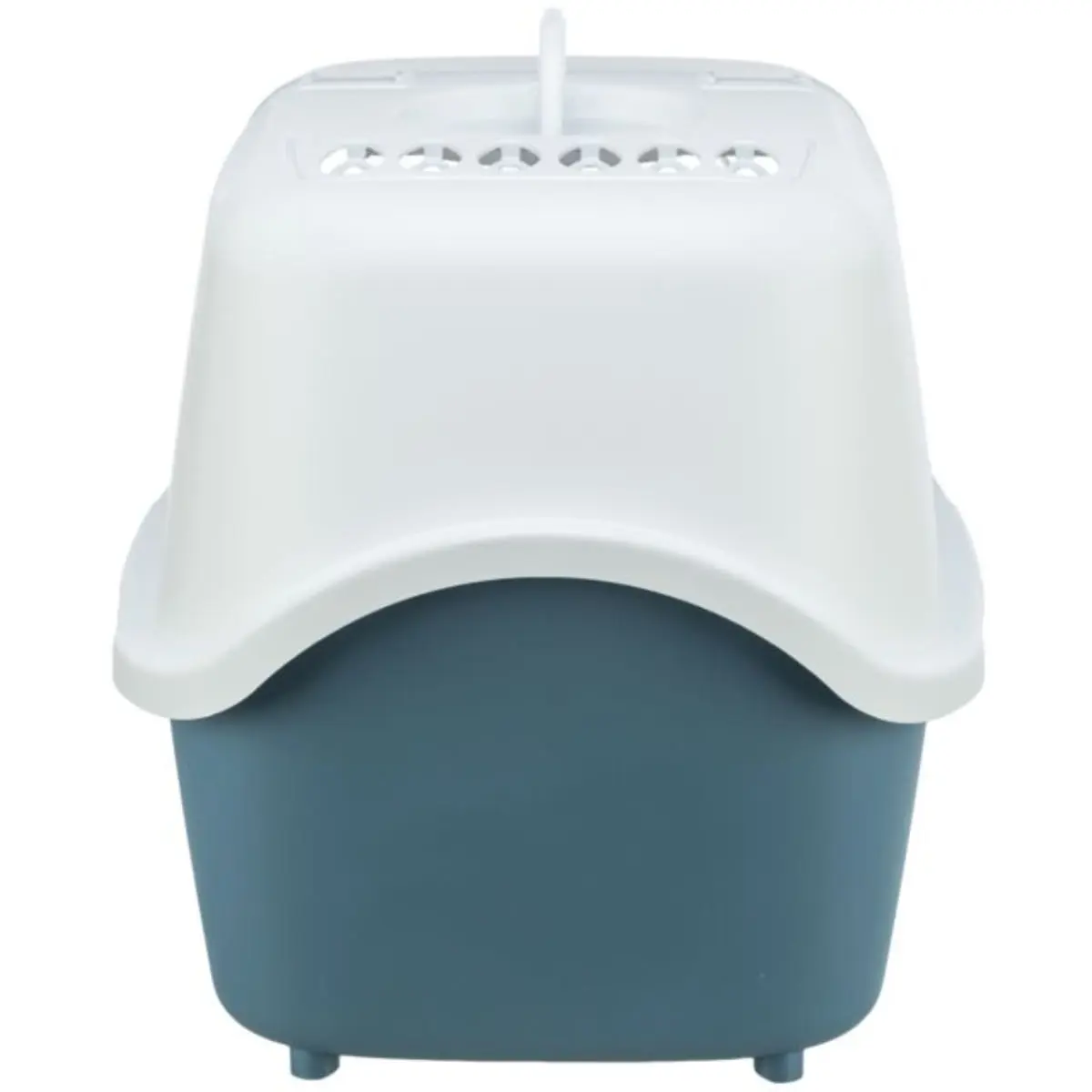 TRIXIE Vico Open Top, litiera acoperita pisici, cu filtru, cu lopatica, alb si albastru, 40x40x56 cm - Image 3