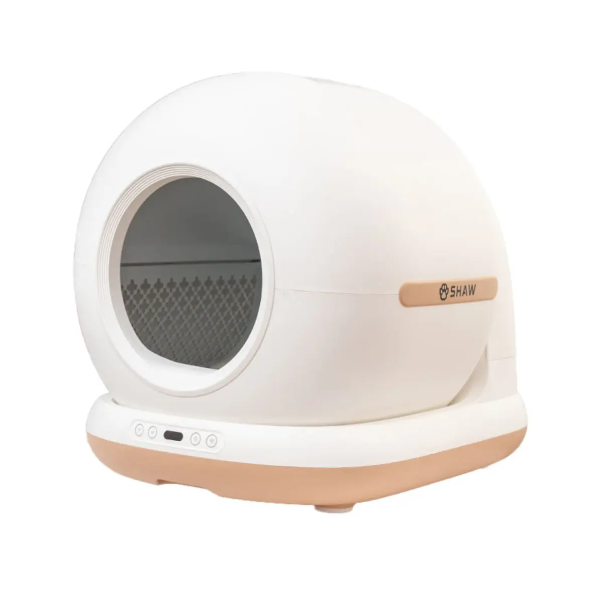 SHAW Smart Pro, litiera automata pisici, cu filtru, auto-curatare, aplicatie mobila, sterilizare UV, alb, 58.2x50.2x53 cm - Image 6