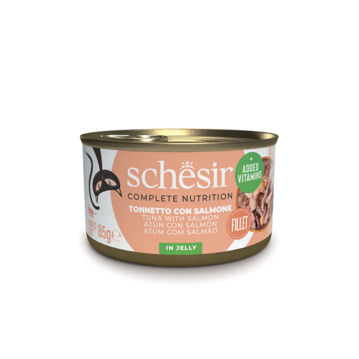 SCHESIR Complete Nutrition, Ton si Somon, conserva hrana umeda pisici, (in aspic), 85g - Image 2