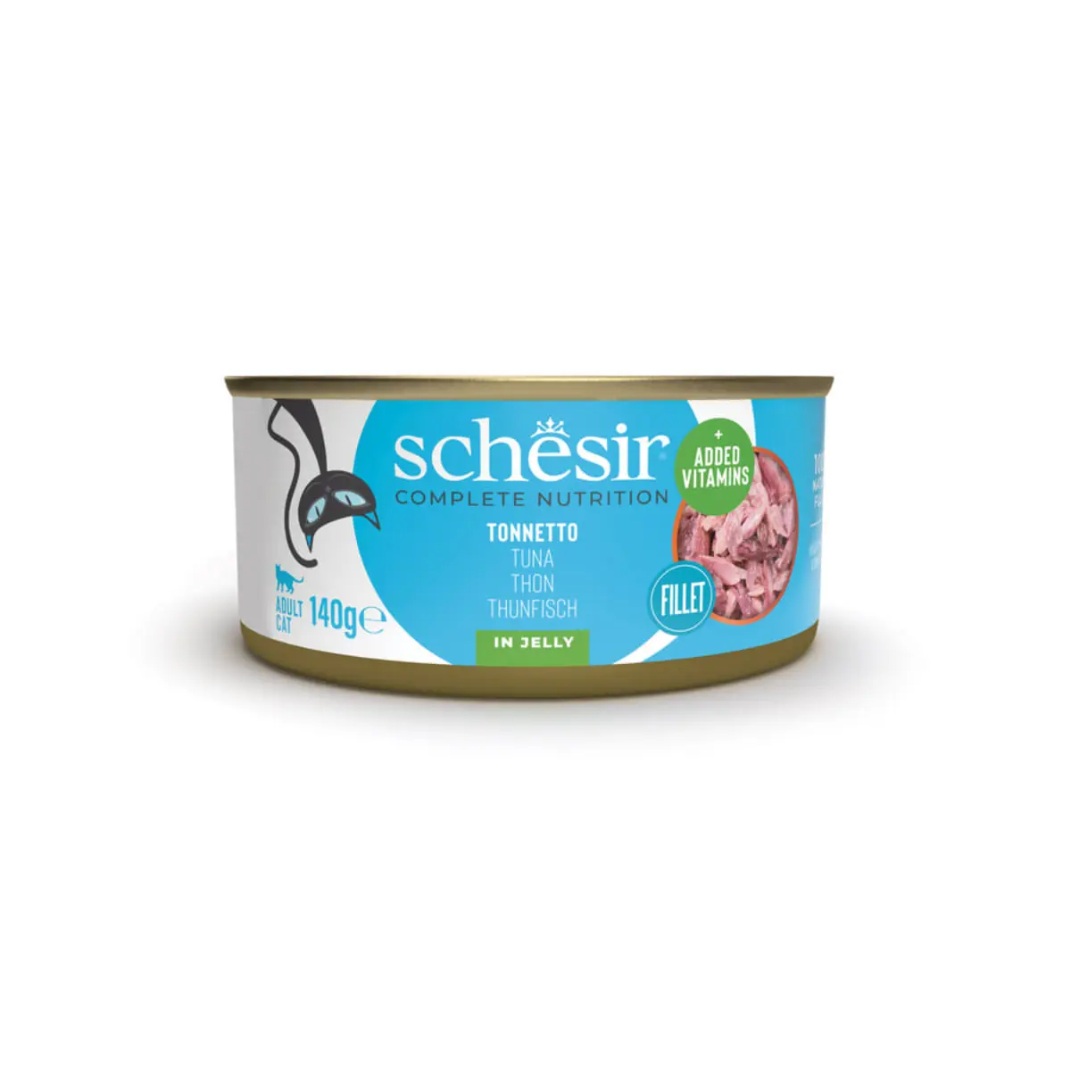 SCHESIR Complete Nutrition, Ton, conserva hrana umeda pisici, (in aspic), 140g