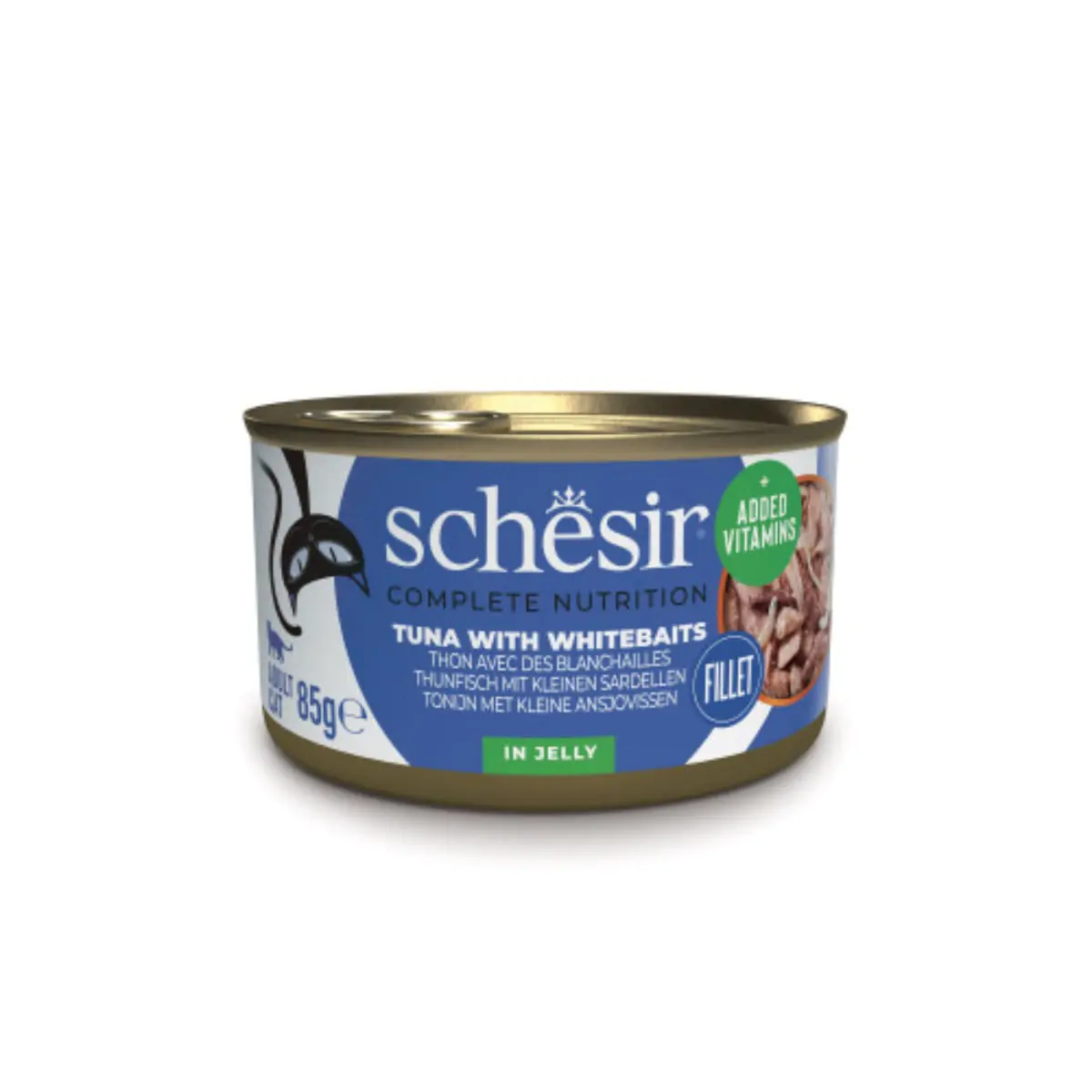 SCHESIR Complete Nutrition, Ton si Ansoa, conserva hrana umeda pisici, (in aspic), 85g - Image 2
