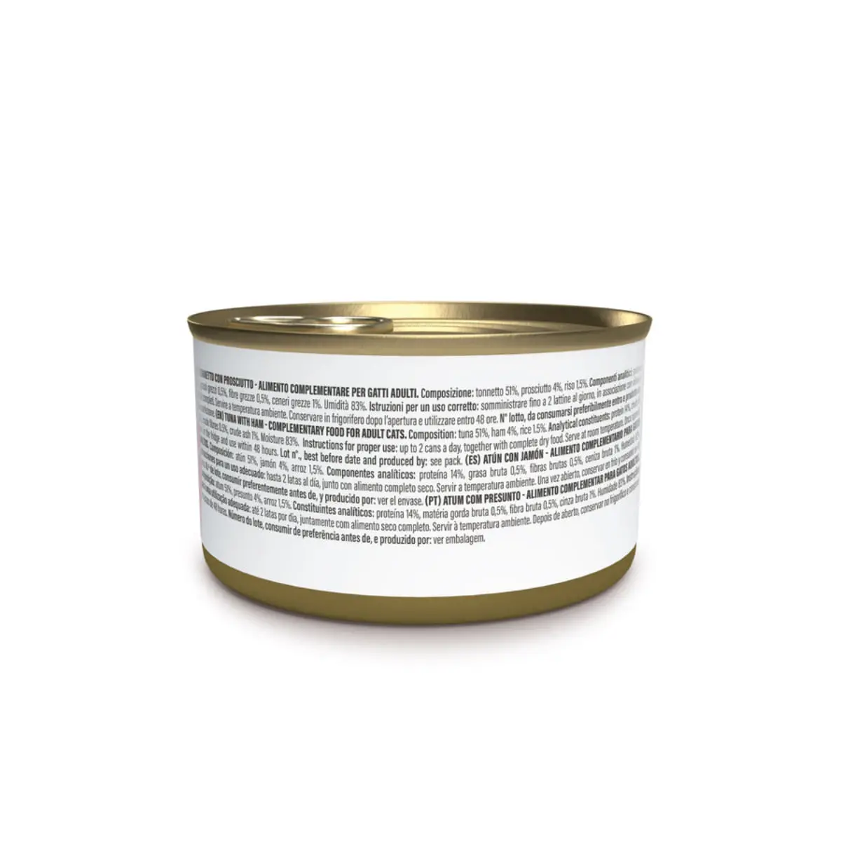 SCHESIR Complementary In Broth, Ton si Sunca, conserva hrana umeda pisici, (in supa), 70g - Image 3