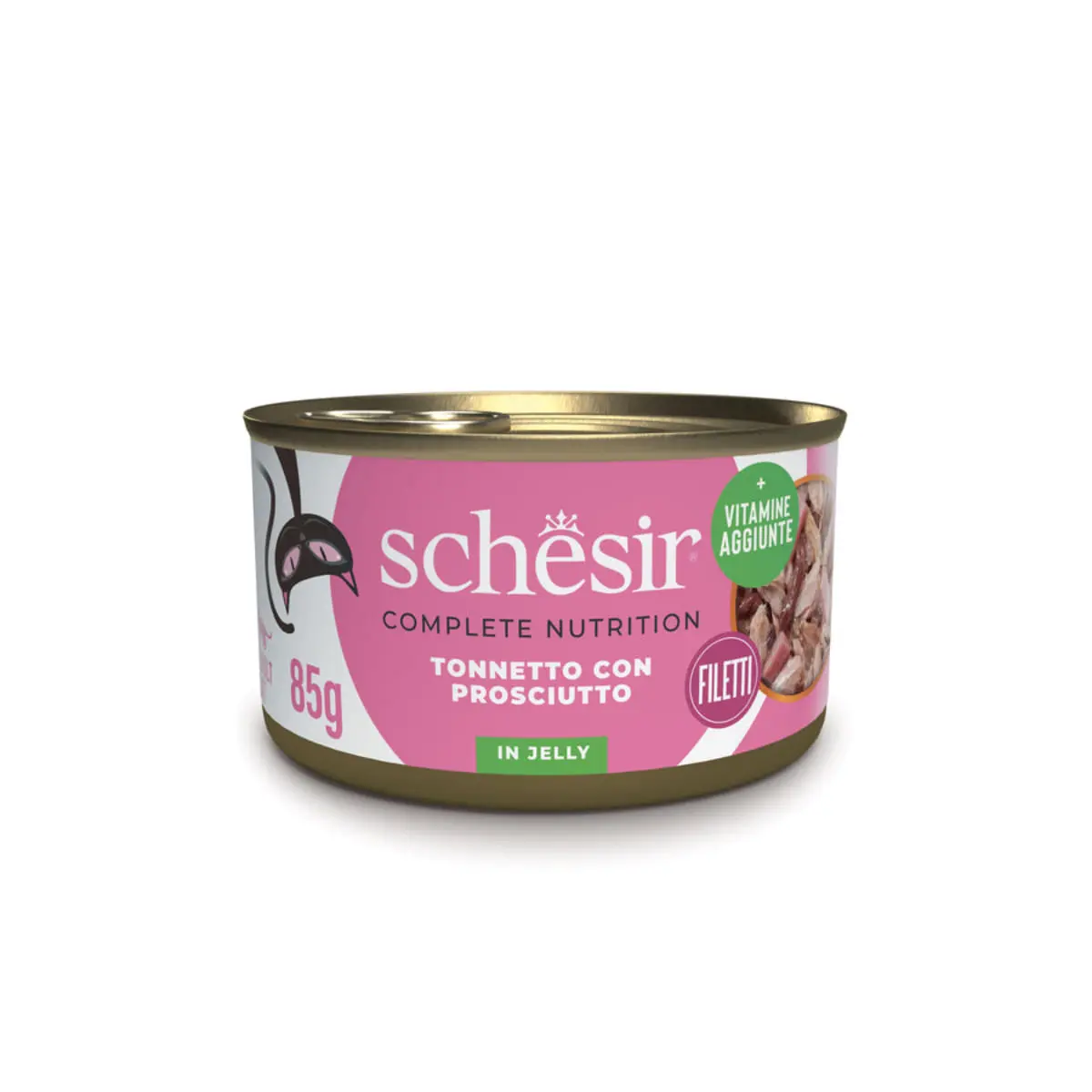 SCHESIR Complete Nutrition, Ton si Sunca, conserva hrana umeda pisici, (in aspic), 85g - Image 2