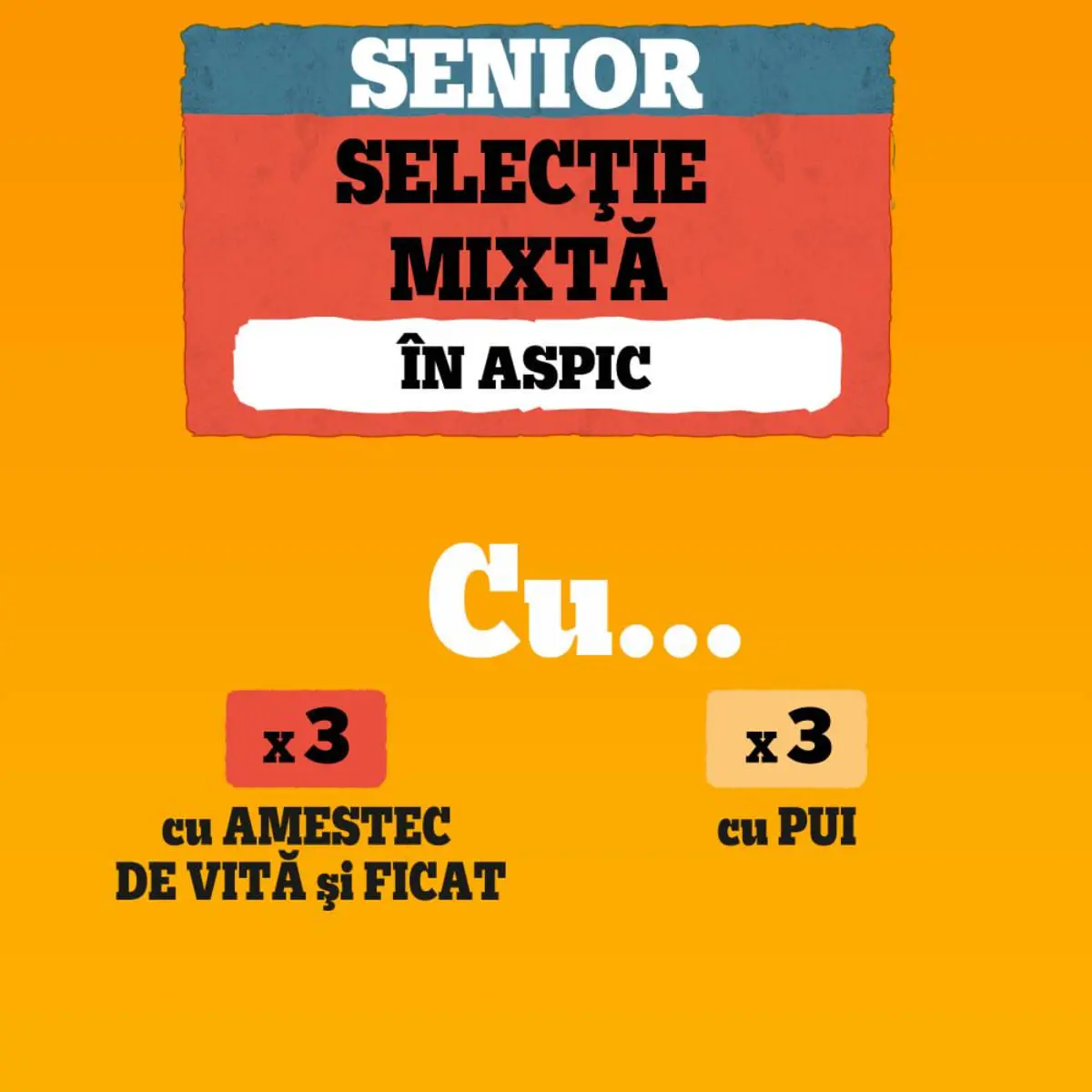 PEDIGREE Senior Mix, XS-M, Vita si Pui, plic hrana umeda caini senior, (in aspic), multipack, 100g x 4buc - Image 6
