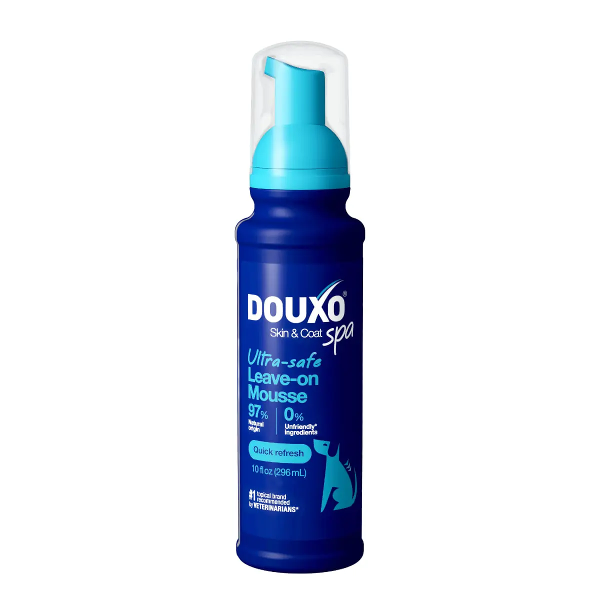 DOUXO SPA Quick Refresh Mousse, sampon spuma caini, fara clatire, hidratanta, Vanilie si Nuca de cocos, flacon, 150ml - Image 2