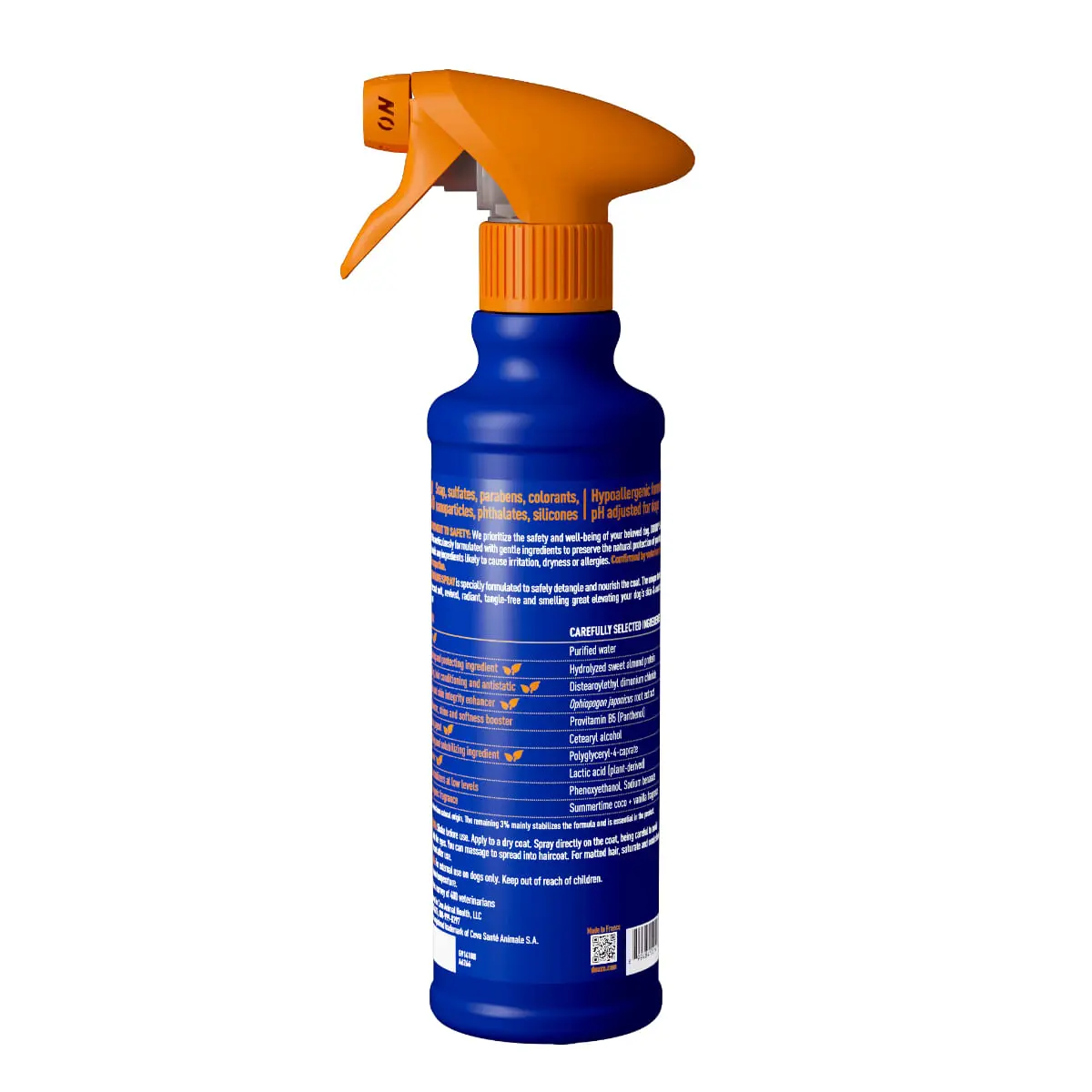 DOUXO SPA Detangling, spray descalcit caini, descalcirea blanii, Vanilie si Nuca de cocos, flacon, 295ml - Image 3