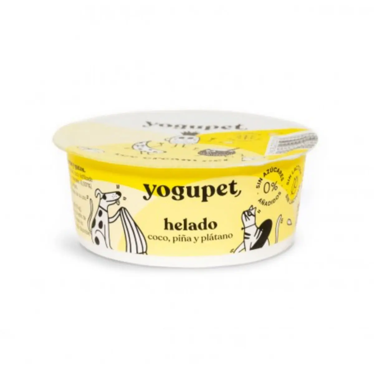 YOGUPET Inghetata cu ananas, cocos si banana, XS-XL, Fructe, recompense caini, 110g - Image 2