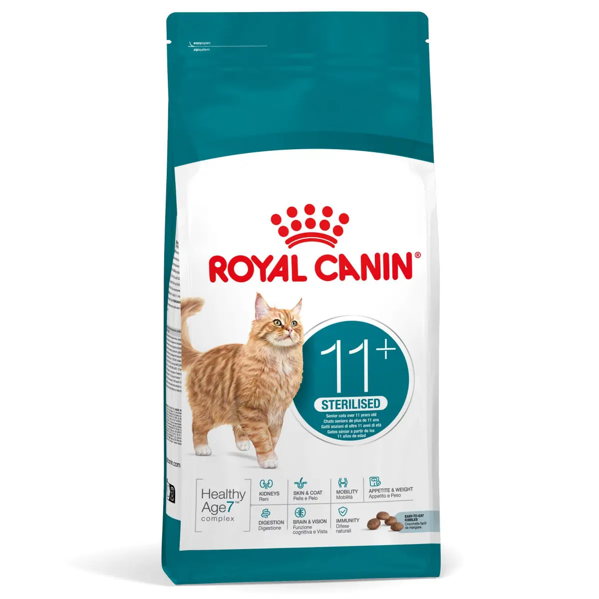 ROYAL CANIN Feline Health Nutrition Ageing Sterilised 11+, hrana uscata pisici senior sterilizate, managementul greutatii, 400g
