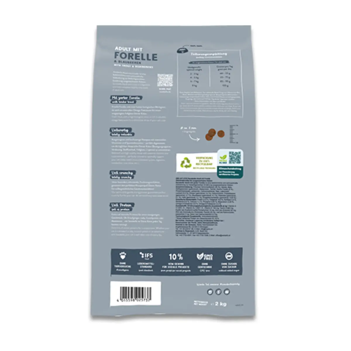 SANABELLE Adult, Pastrav si Afine, hrana uscata pisici, 8kg - Image 4