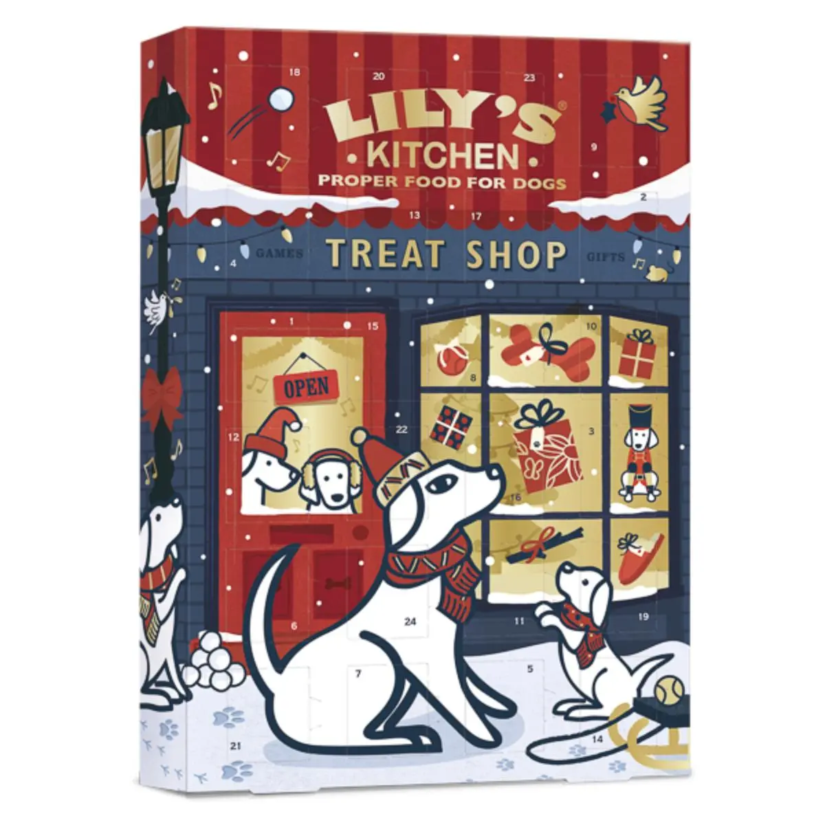 LILY'S KITCHEN Christmas Advent Calendar, XS-XL, cutie recompense caini, 68g - Image 4