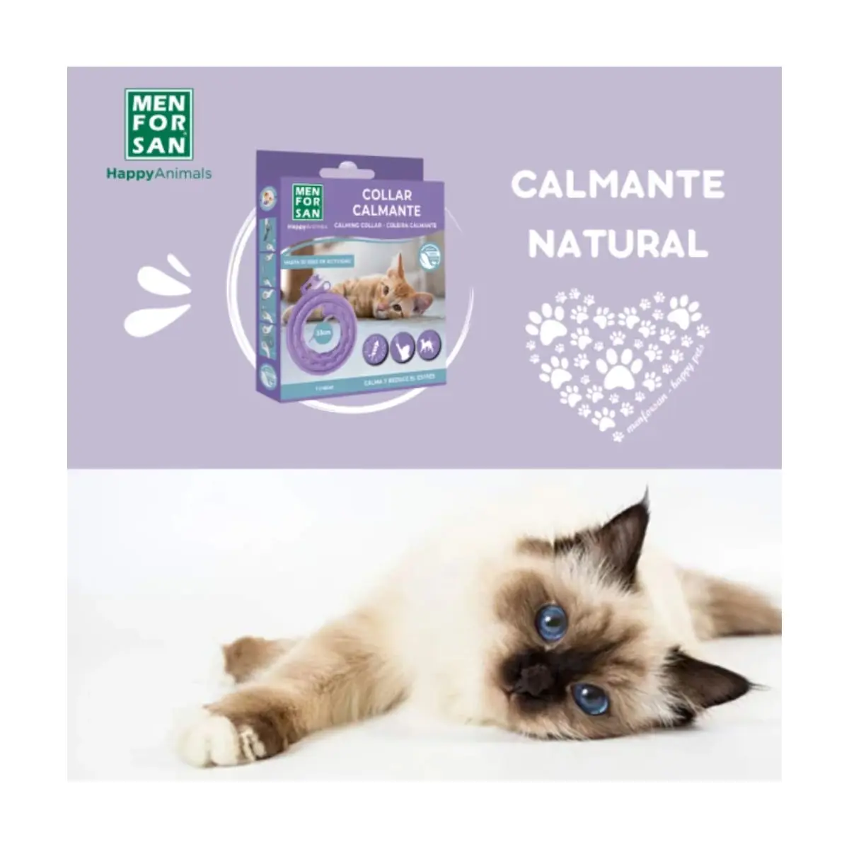 MENFORSAN Zgarda Calmanta 33cm, supliment sistem nervos & calmante pisici, zgarda MENFORSAN Zgarda Calmanta 33cm, supliment sistem nervos & calmante pisici, cutie, 1buc zgarda - Image 5