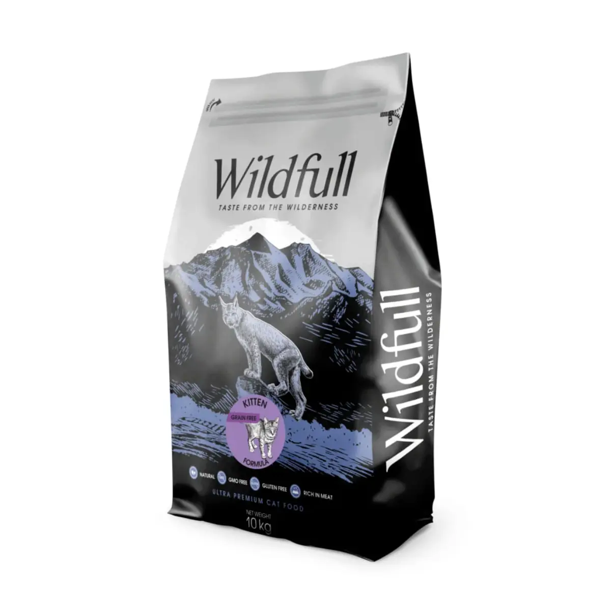 WILDFULL Kitten Formula, Pui, hrana uscata fara cereale pisici junior, 10kg - Image 2