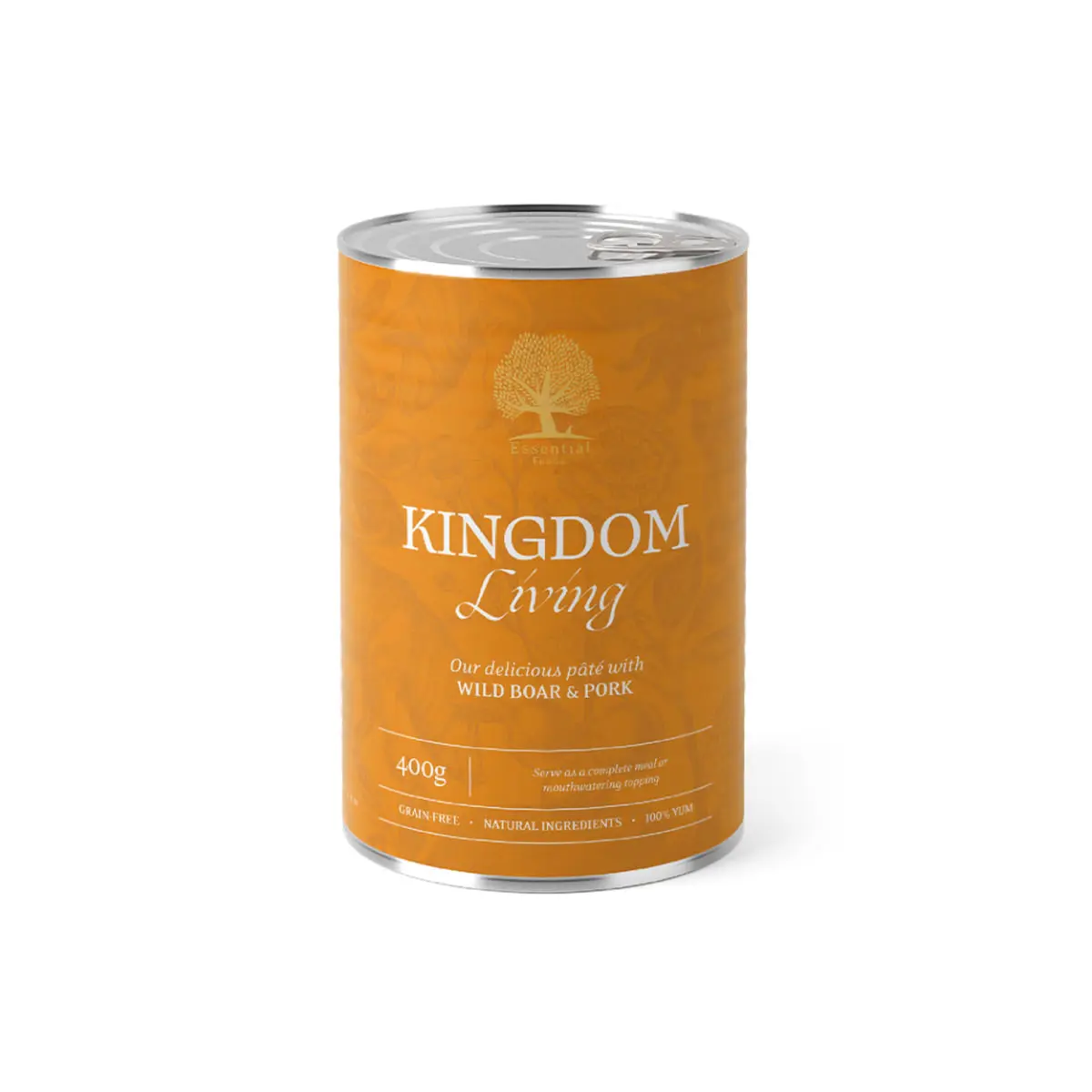ESSENTIAL Kingdom Living, XS-XL, Vanat si Porc, conserva hrana umeda fara cereale caini, (pate), 400g - Image 2