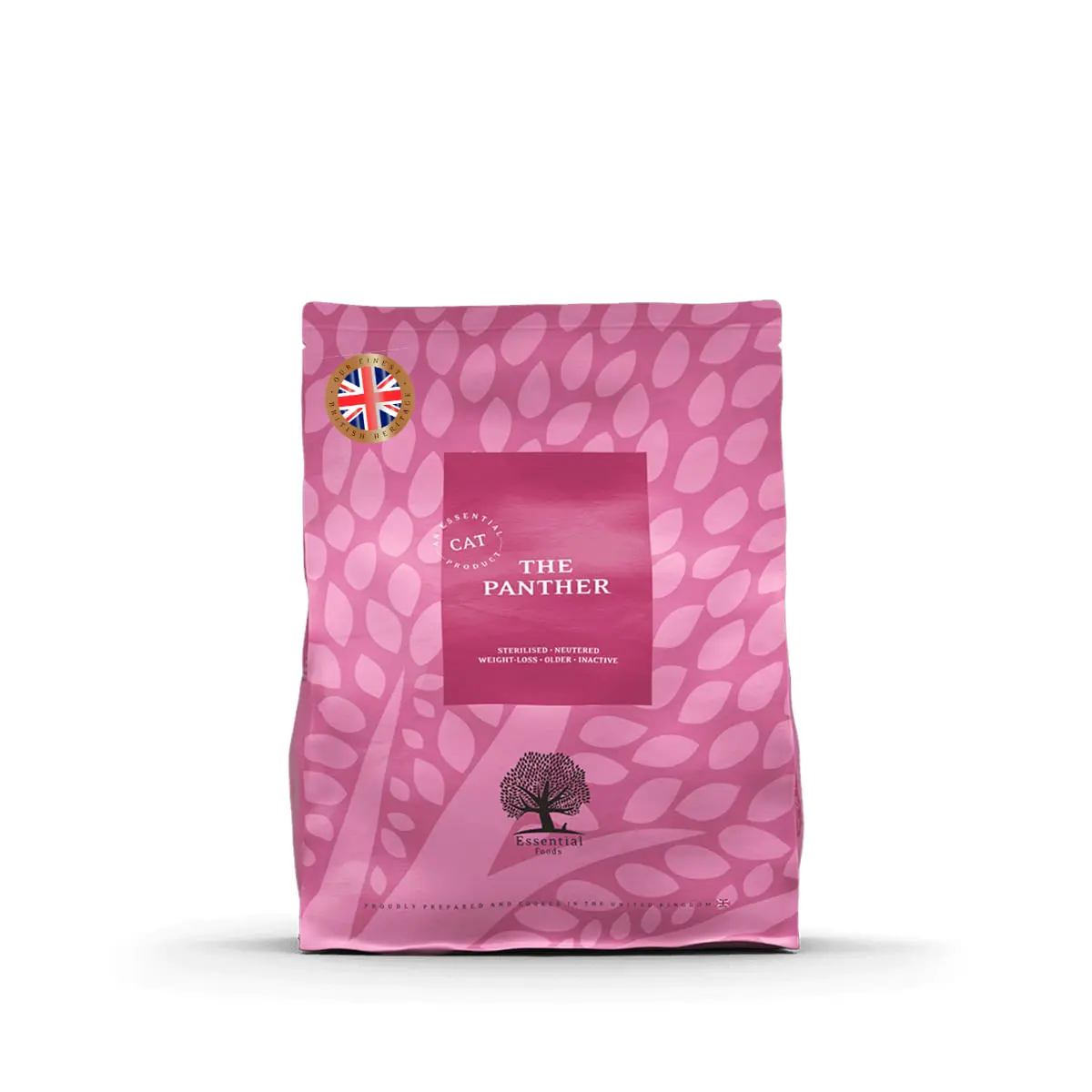 ESSENTIAL Panther, Somon si Peste alb, hrana uscata fara cereale pisici sterilizate senior, 3kg